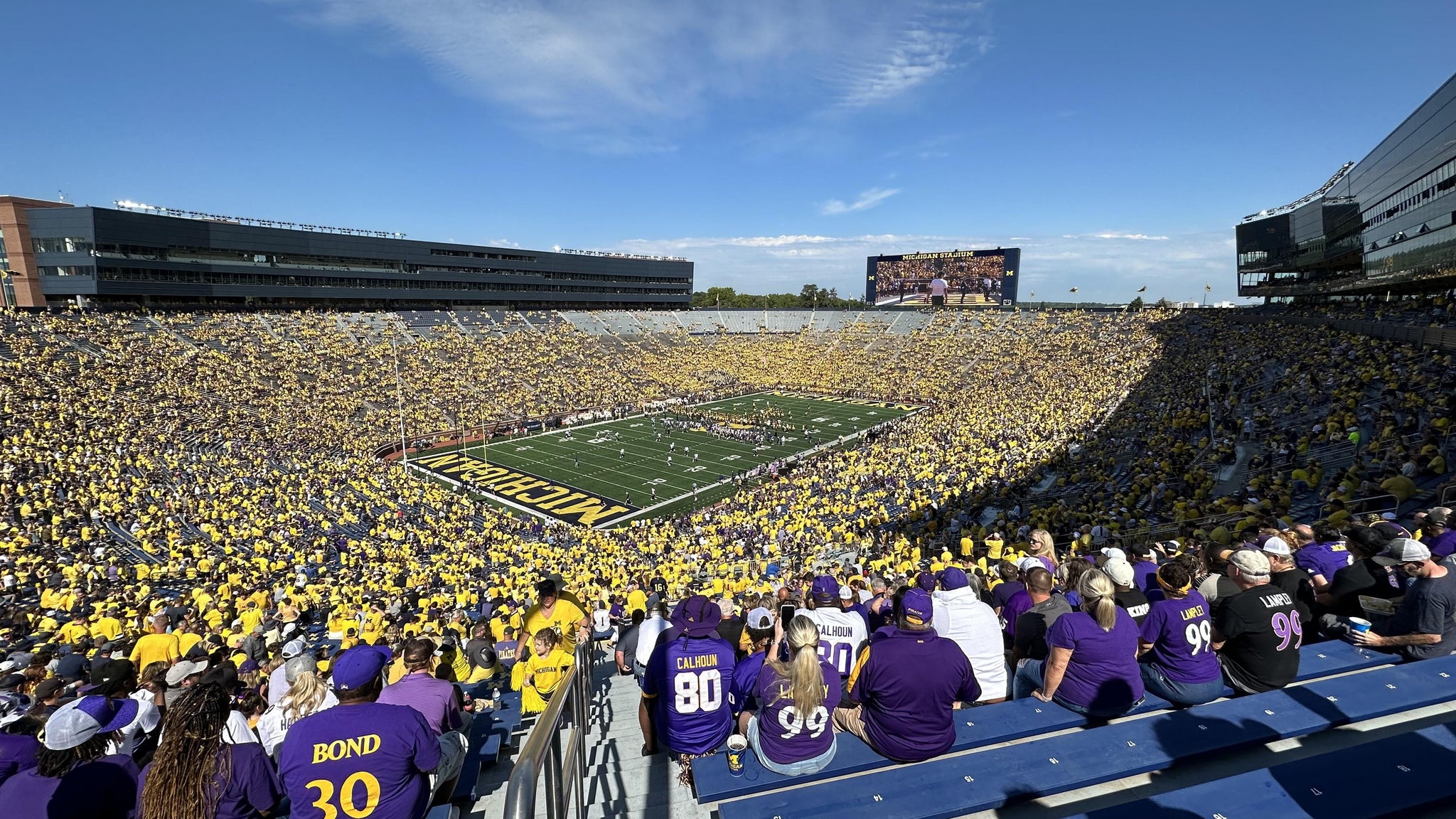 Real Fan View taken from Section 7 at Michigan Stadium by Anonymous User