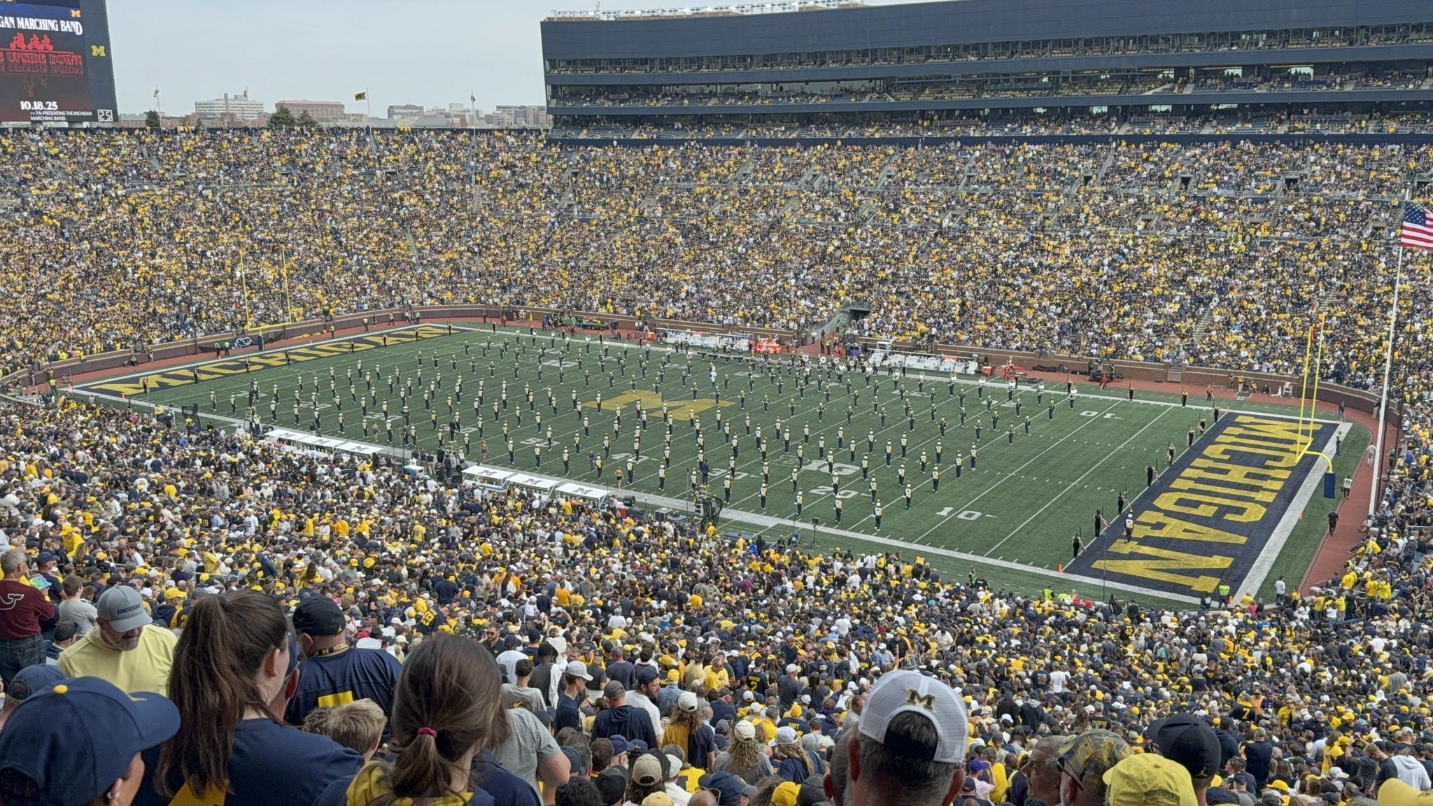 Real Fan View taken from Section 8 at Michigan Stadium by Anonymous User