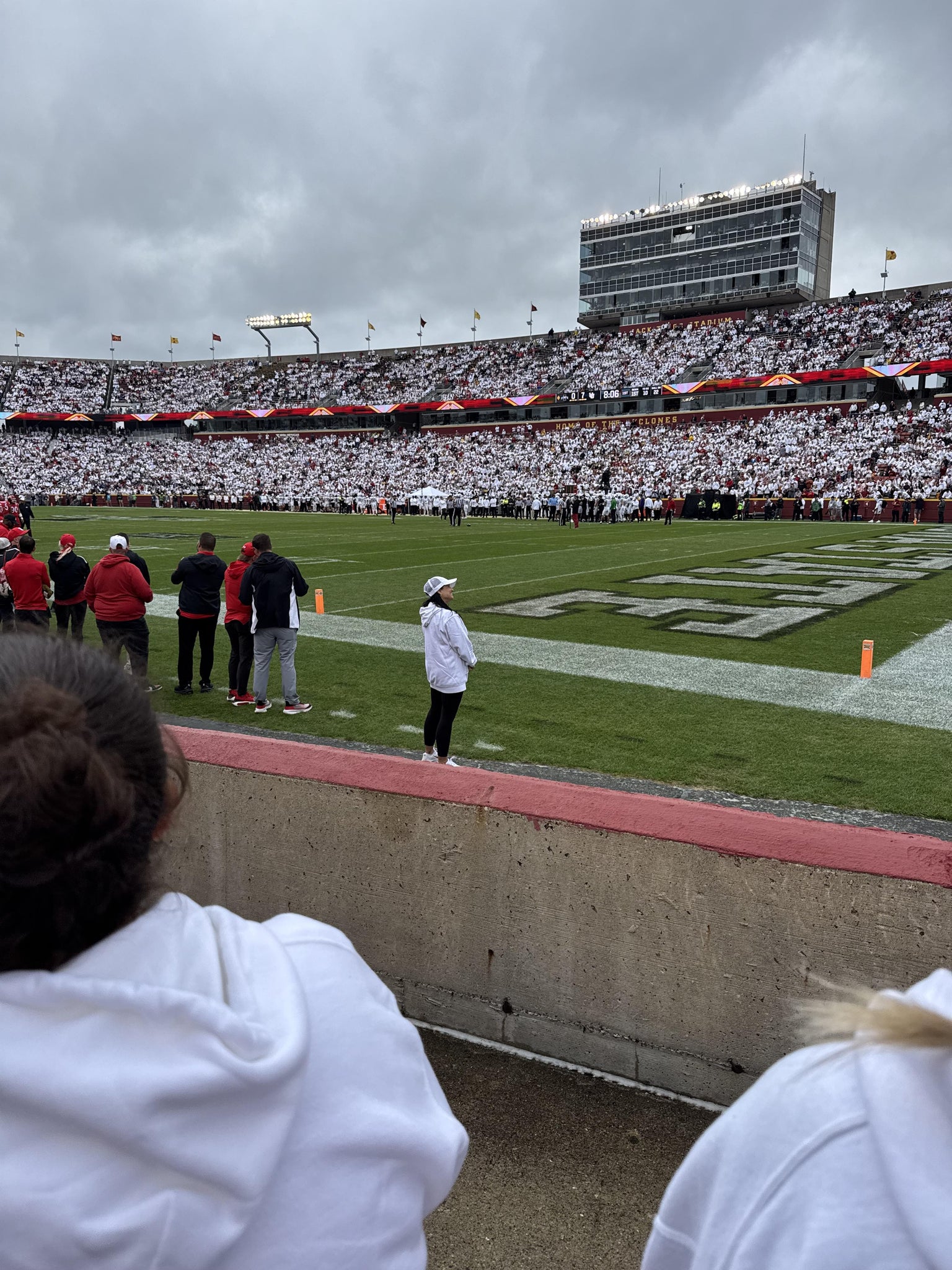Real Fan View taken from Section 40 at MidAmerican Energy Field at Jack Trice Stadium by Mario A