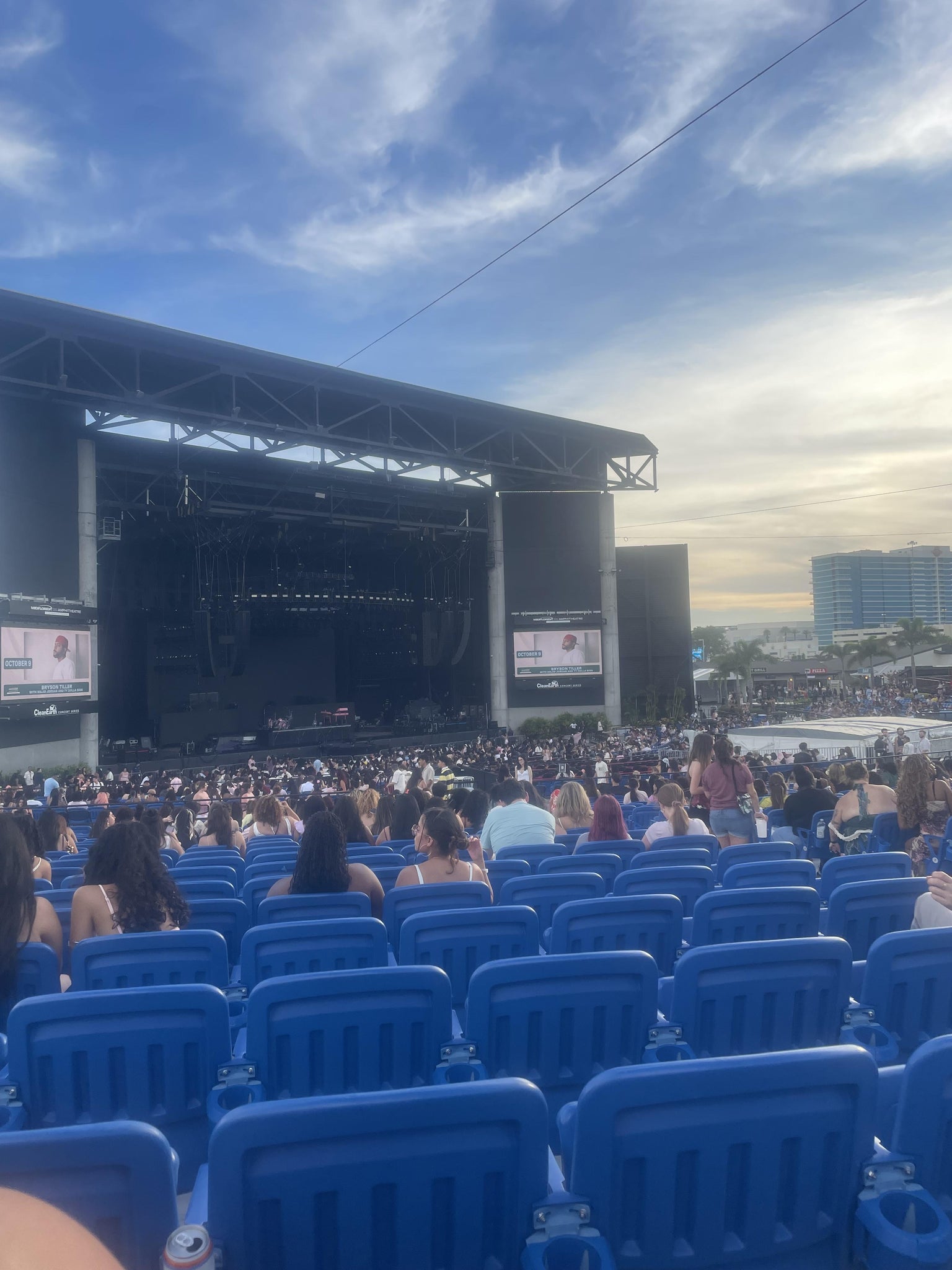 Real Fan View taken from Upper 12 at MidFlorida Credit Union Amphitheatre by Norelys M