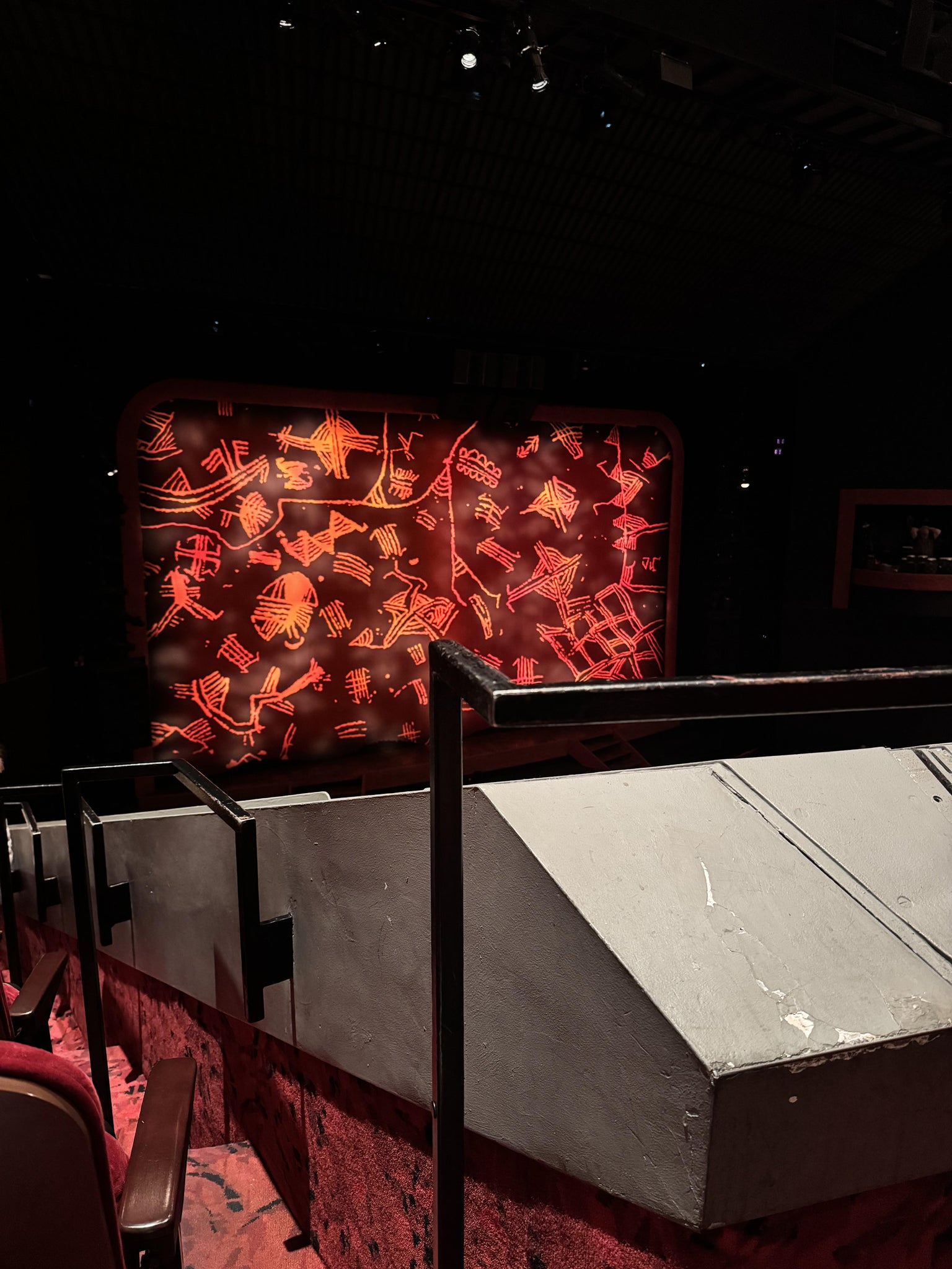 Real Fan View taken from Mezzanine at Minskoff Theatre by Gena M