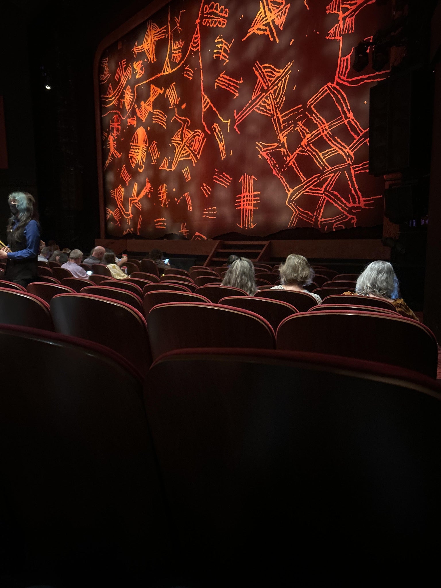 Real Fan View taken from Orchestra at Minskoff Theatre by Grace J