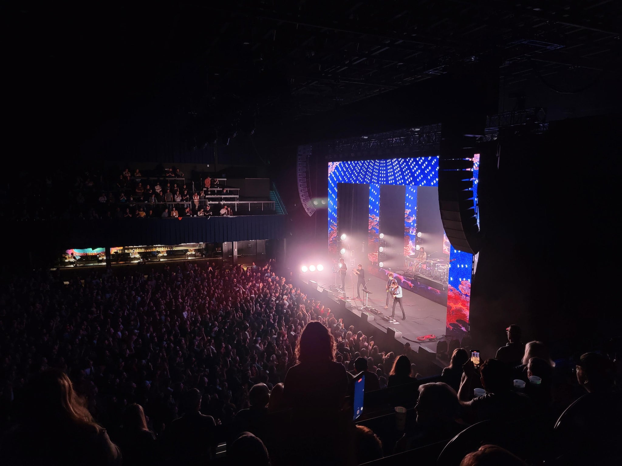 Real Fan View taken from Reserved East at Mission Ballroom by Matt R