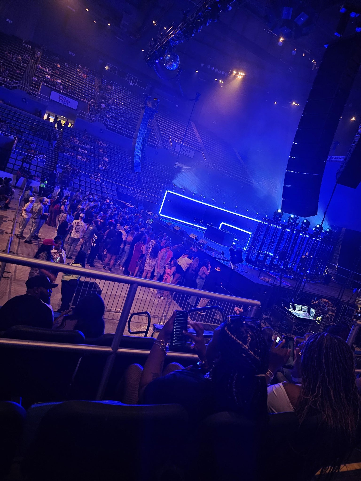 Real Fan View taken from Section 23 at Mississippi Coast Coliseum by Ben A