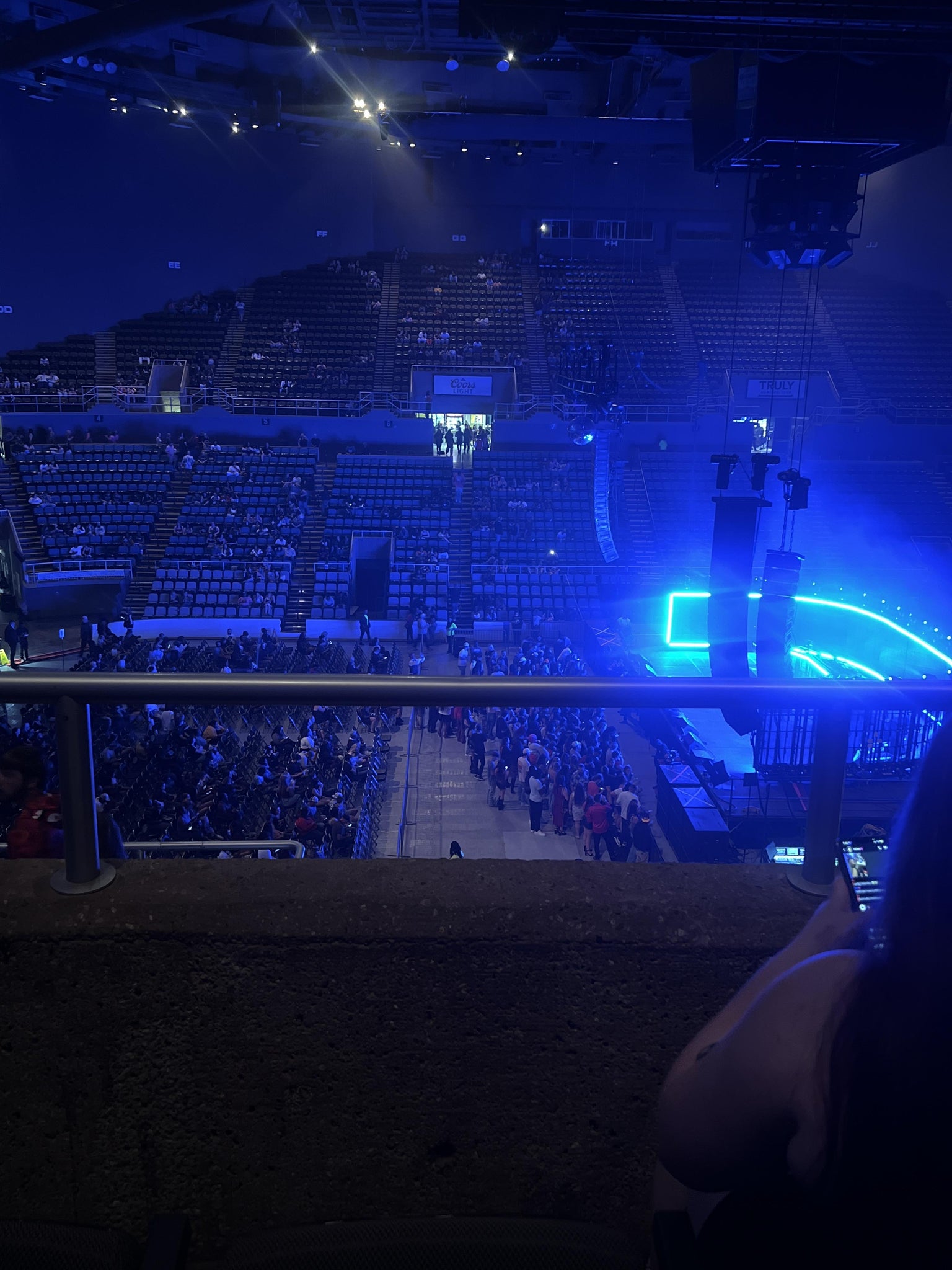 Real Fan View taken from Section RR at Mississippi Coast Coliseum by Imani J