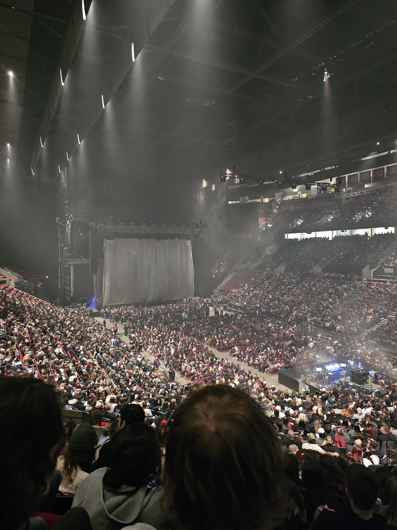 Real Fan View taken from Section 119 at Moda Center by Marcos R