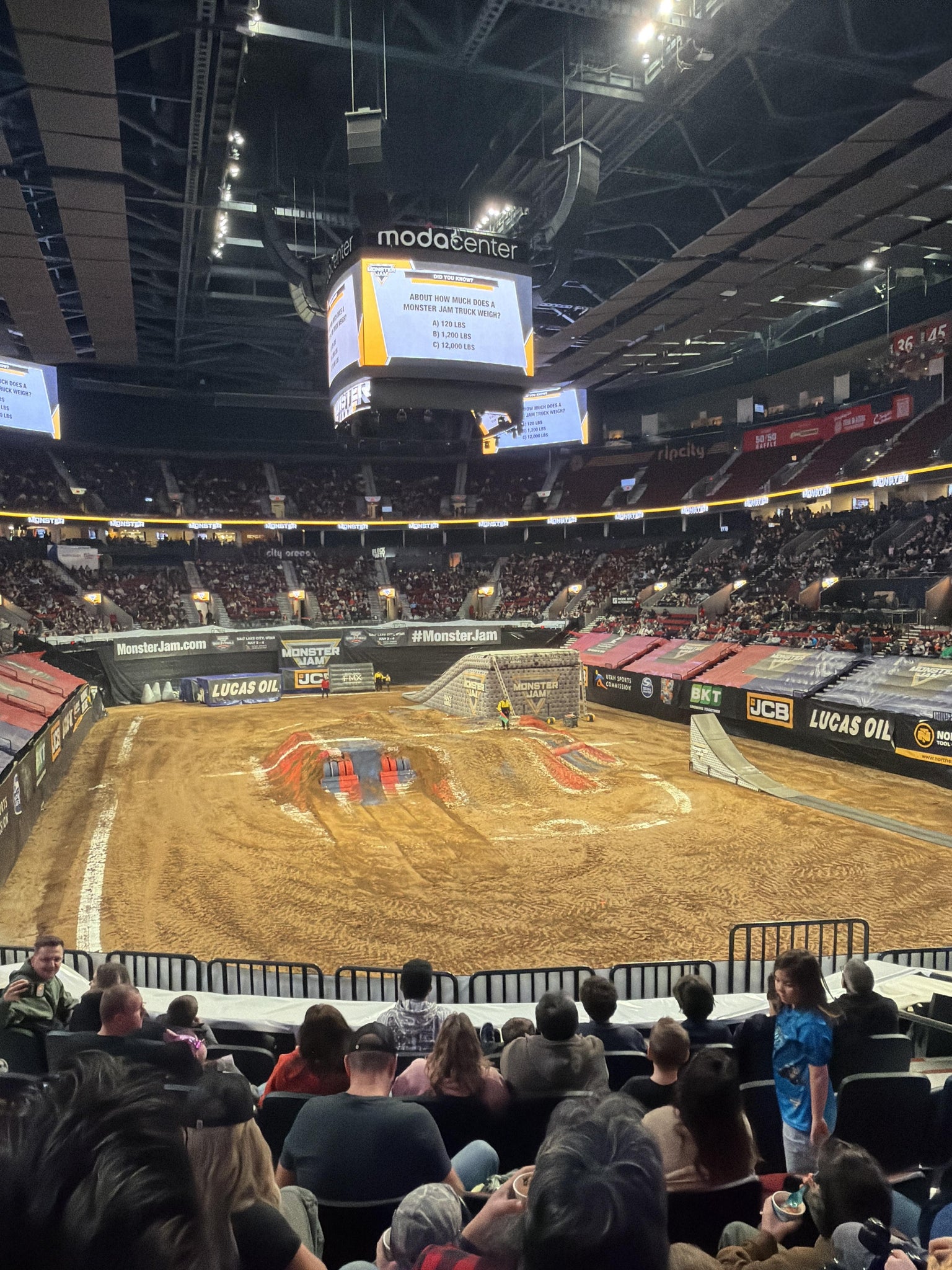 Real Fan View taken from Section 225 at Moda Center by Carlos M