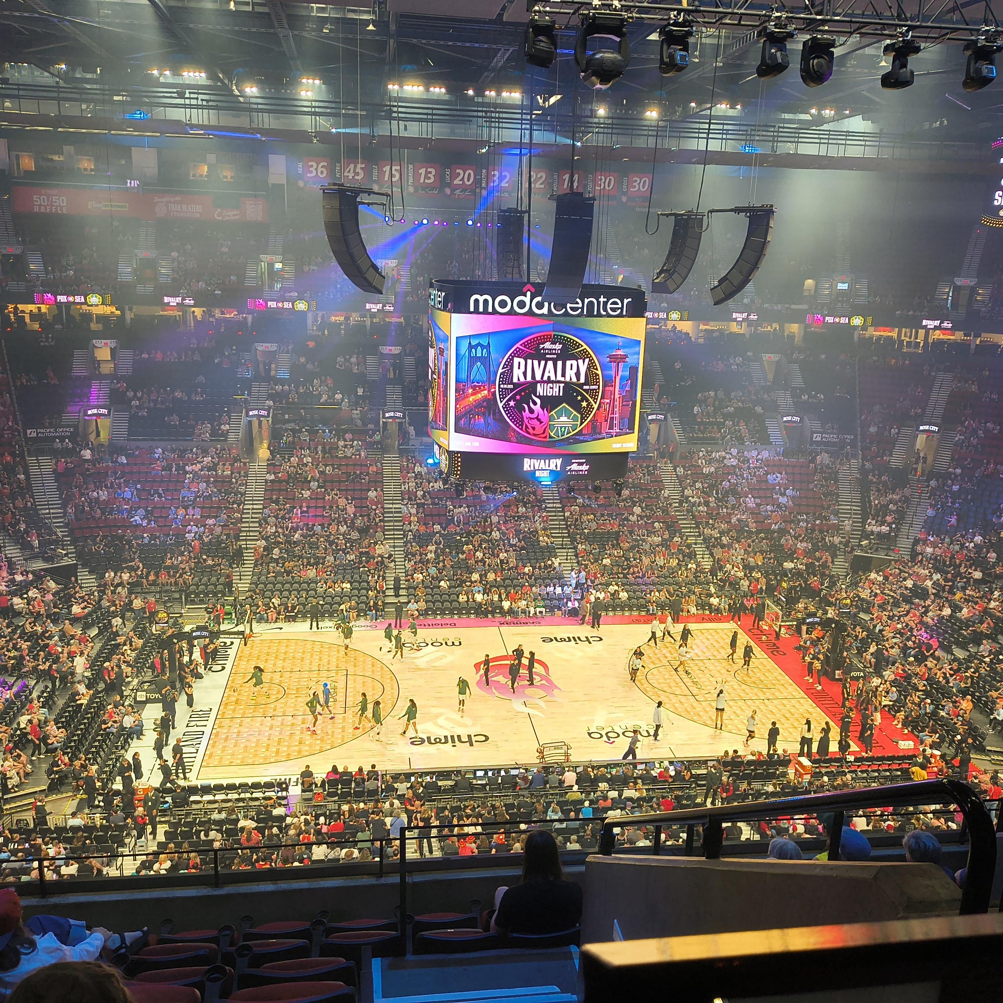 Real Fan View taken from Section 302 at Moda Center by Samantha S