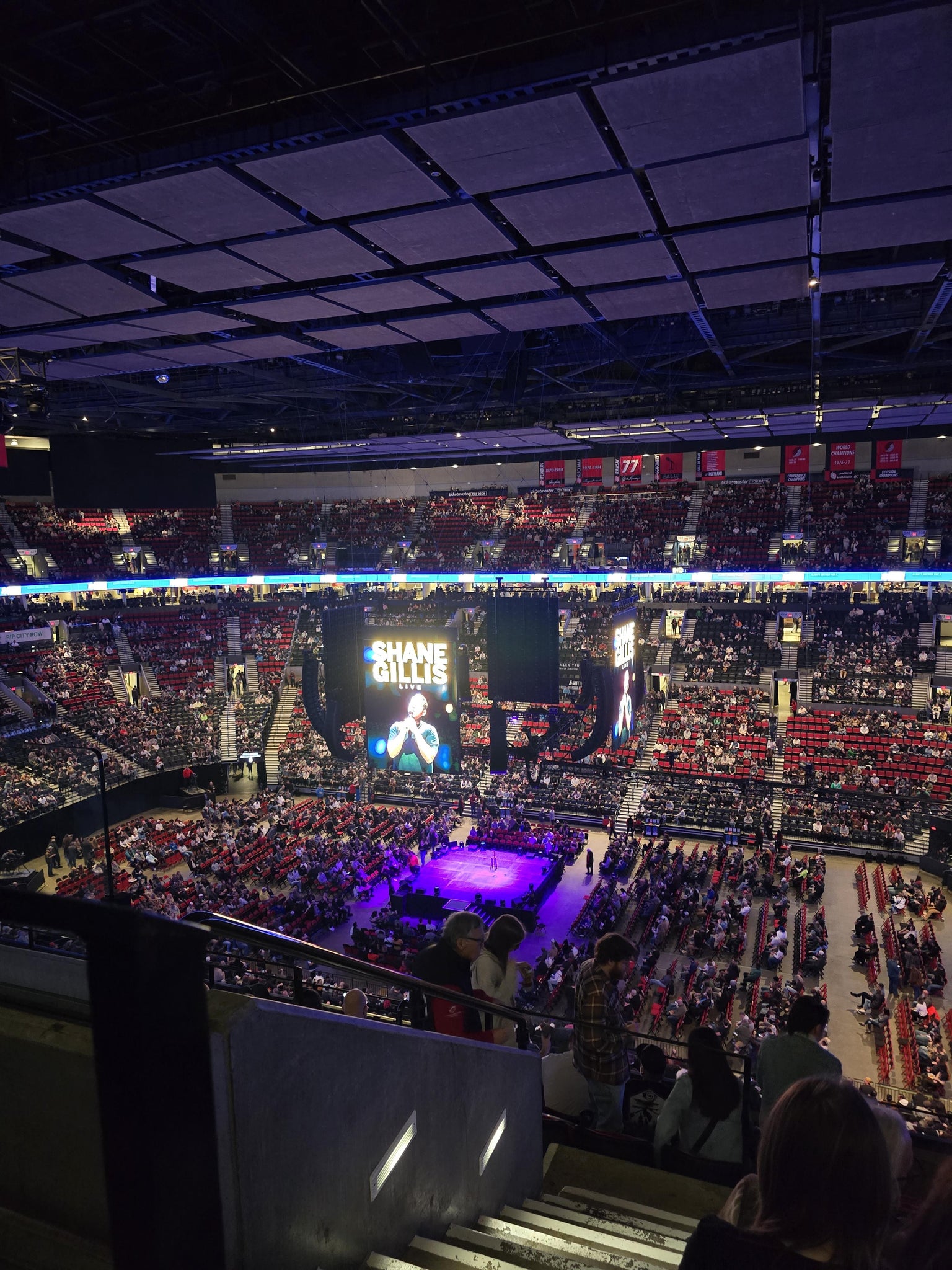 Real Fan View taken from Section 316 at Moda Center by Anonymous User