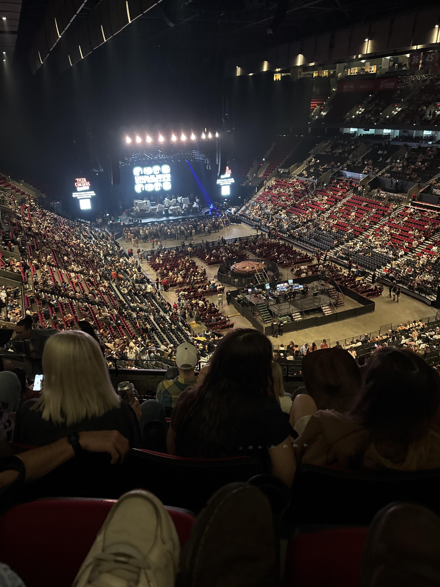 Real Fan View taken from Section 329 at Moda Center by Sara E