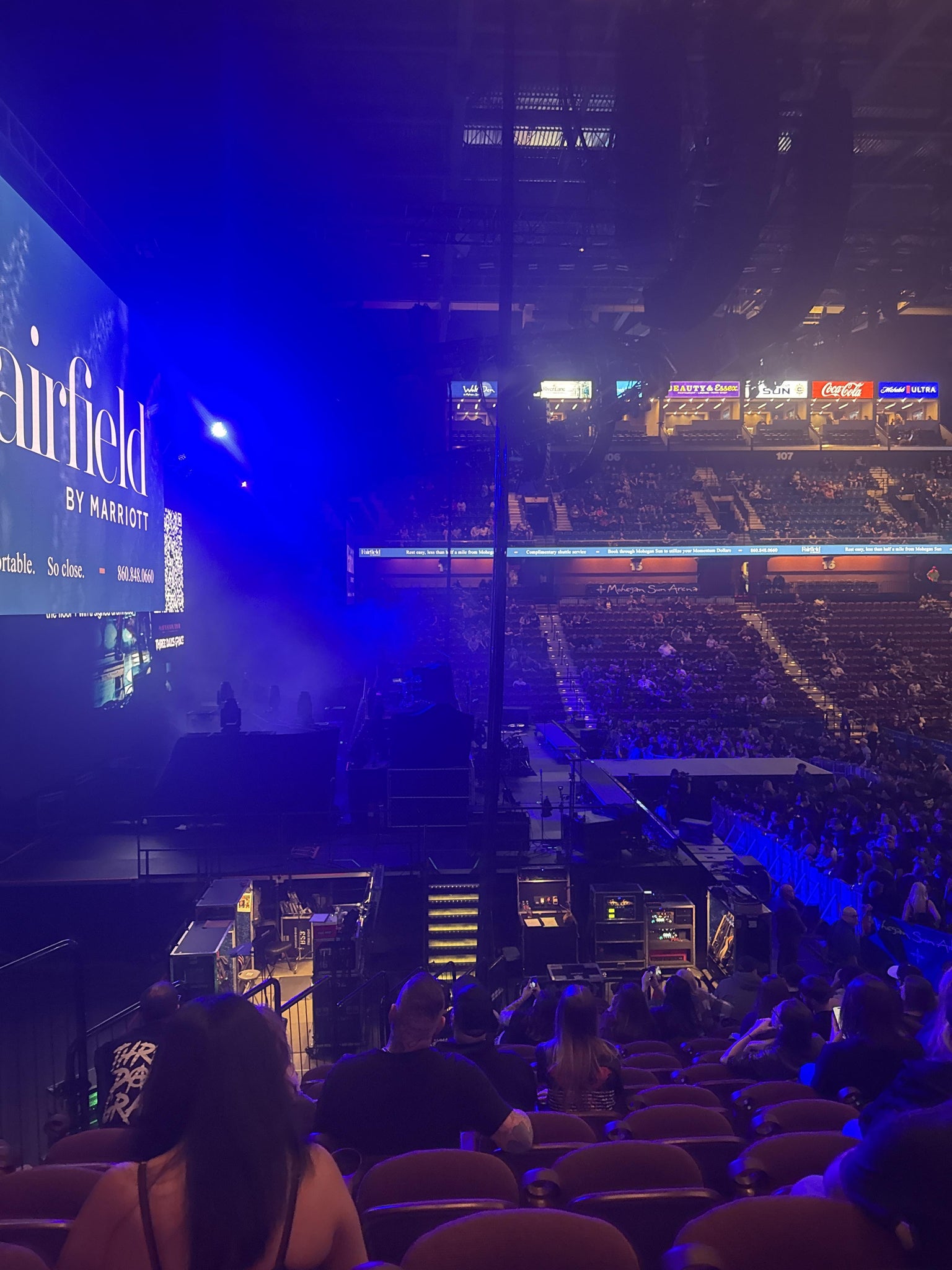 Real Fan View taken from Section 26 at Mohegan Sun Arena by Sean T