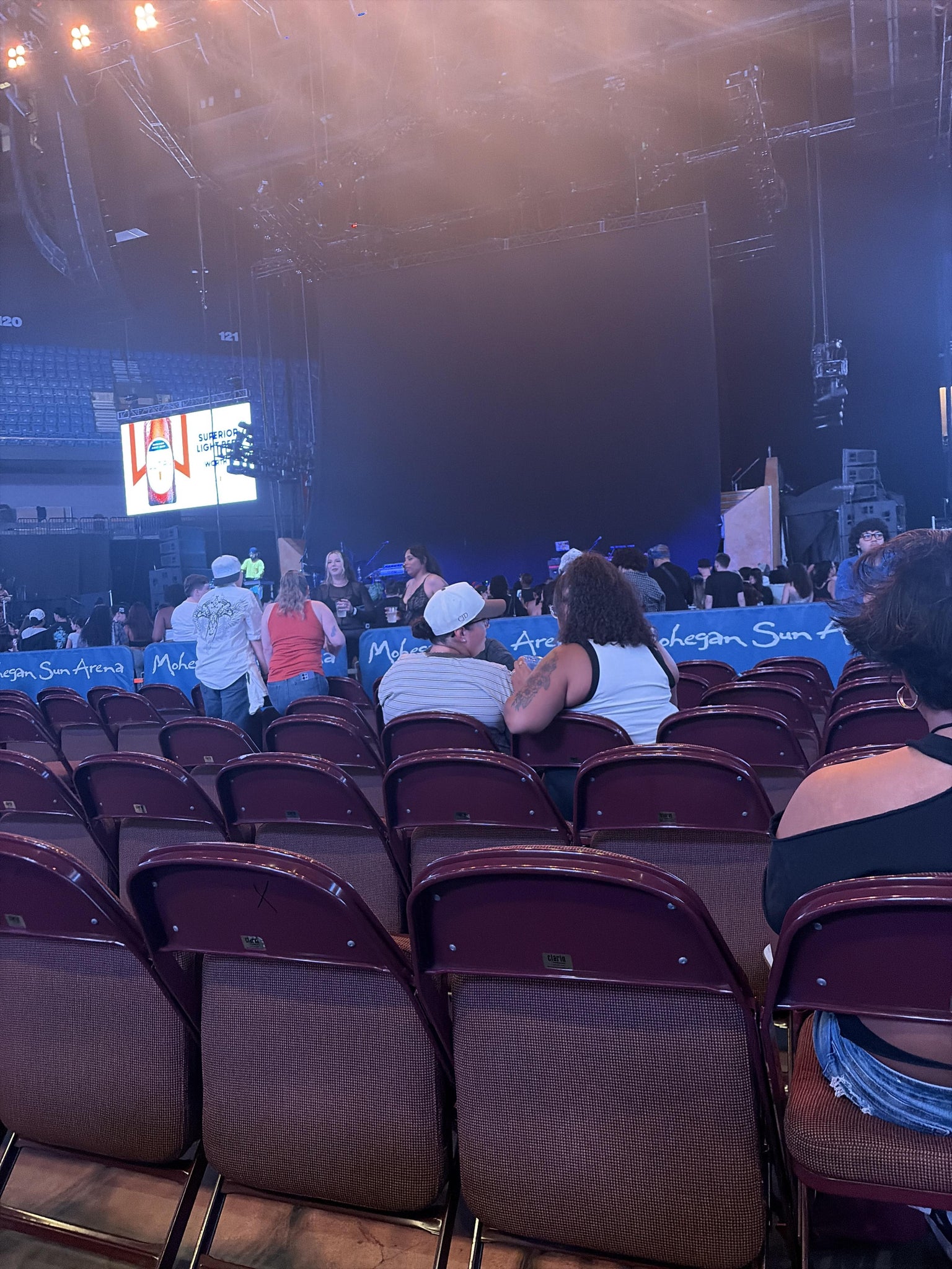 Real Fan View taken from Floor 1 at Mohegan Sun Arena by Faith G