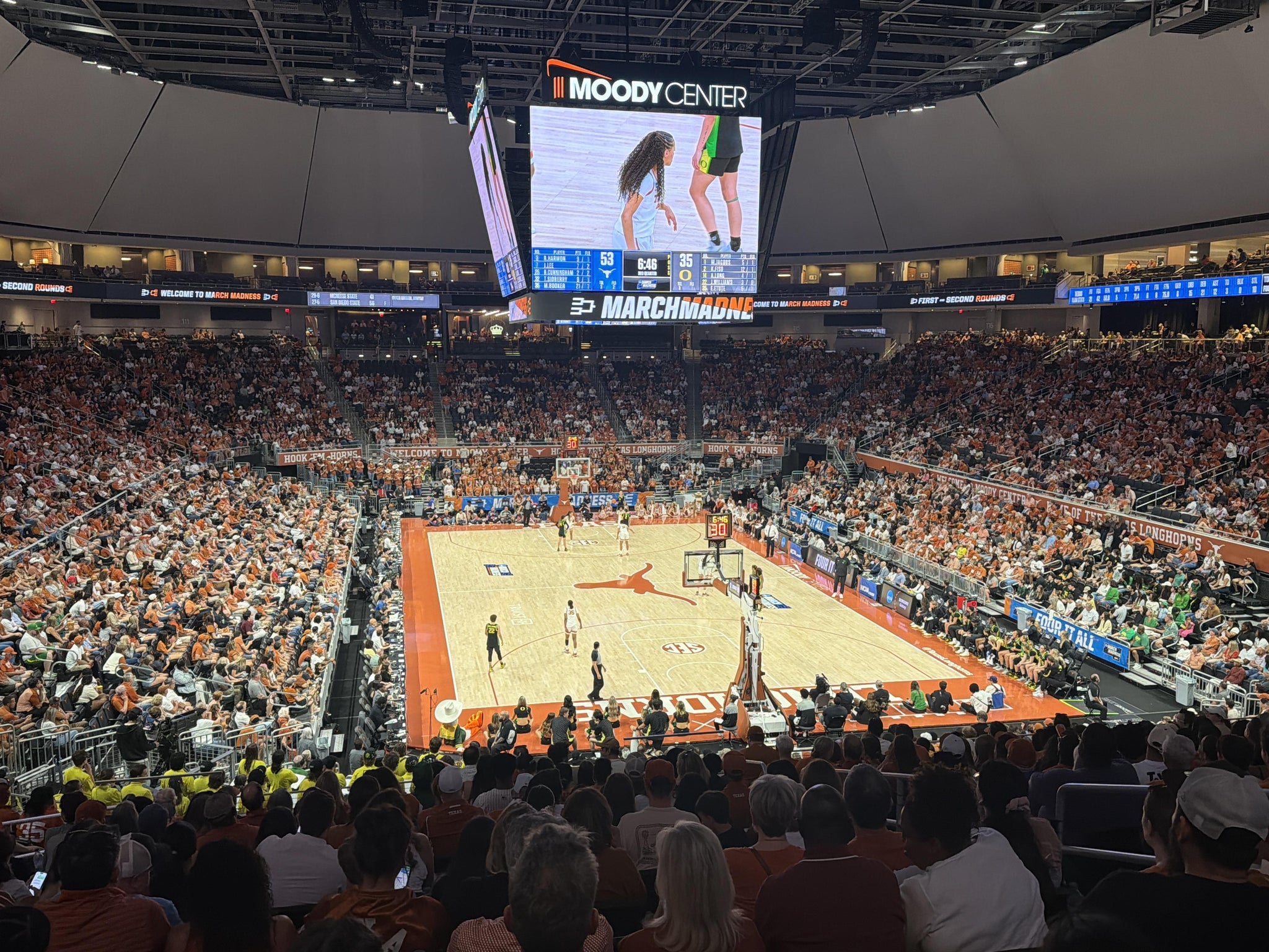 Real Fan View taken from Section 102 at Moody Center ATX by Jeshua M