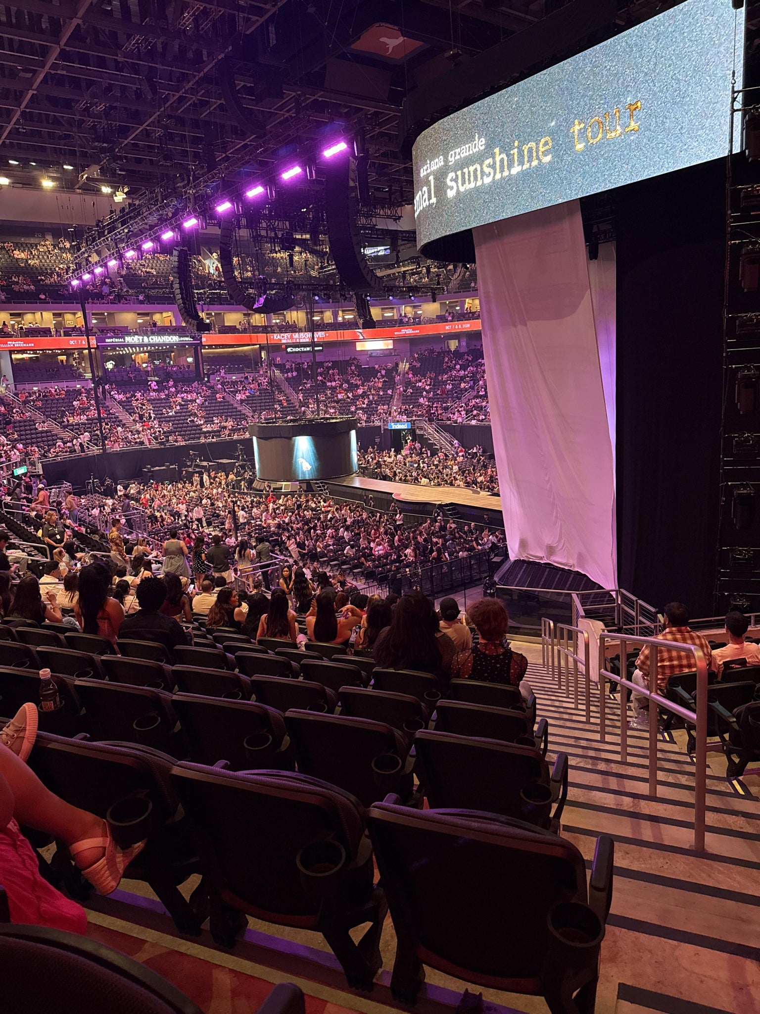 Real Fan View taken from Section 104 at Moody Center ATX by Caleb B