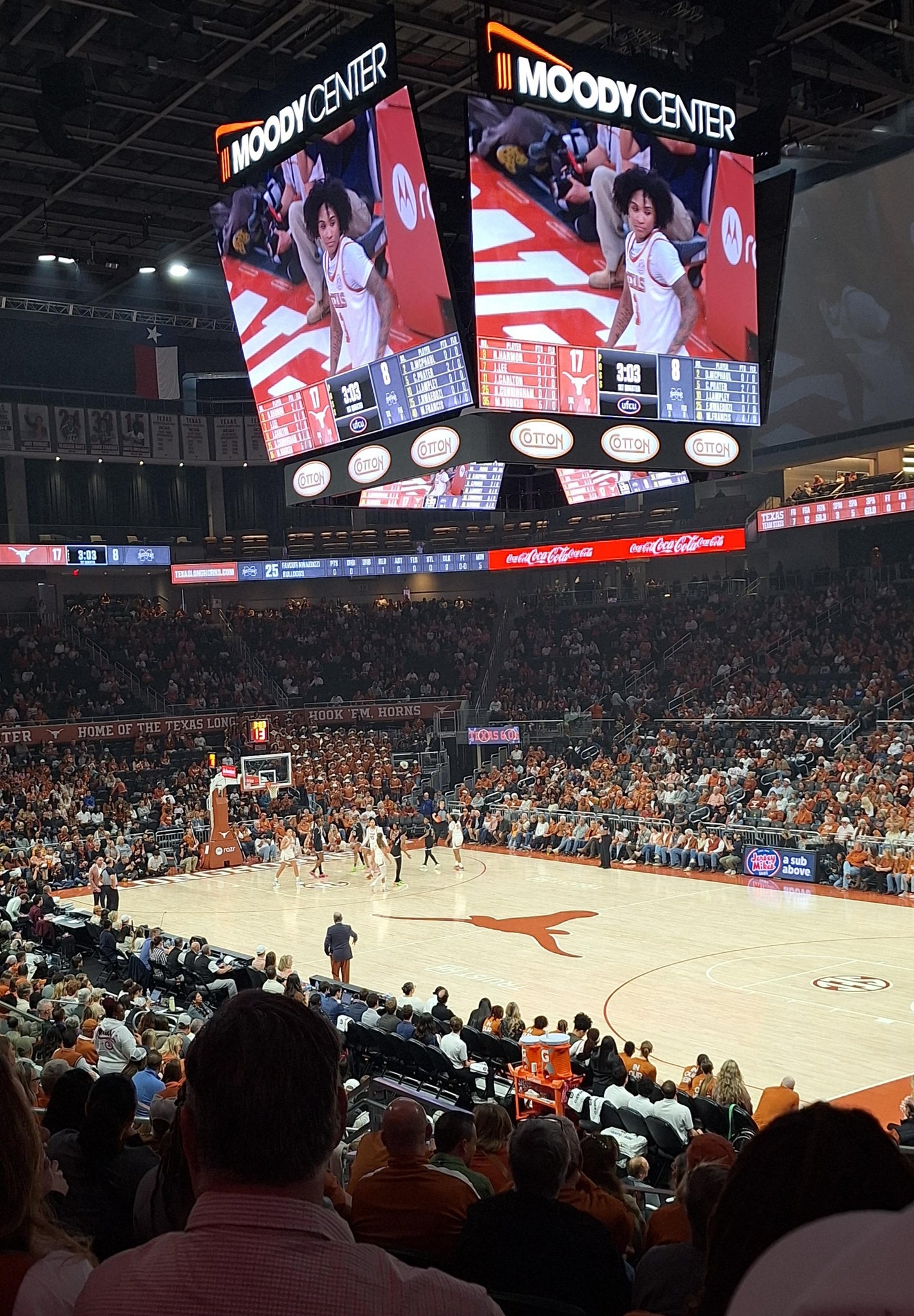 Real Fan View taken from Section 116 at Moody Center ATX by Reginald B