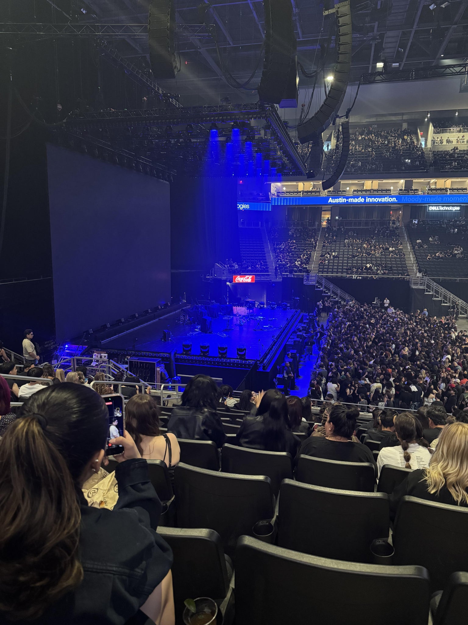 Real Fan View taken from Section 120 at Moody Center ATX by Bruce S