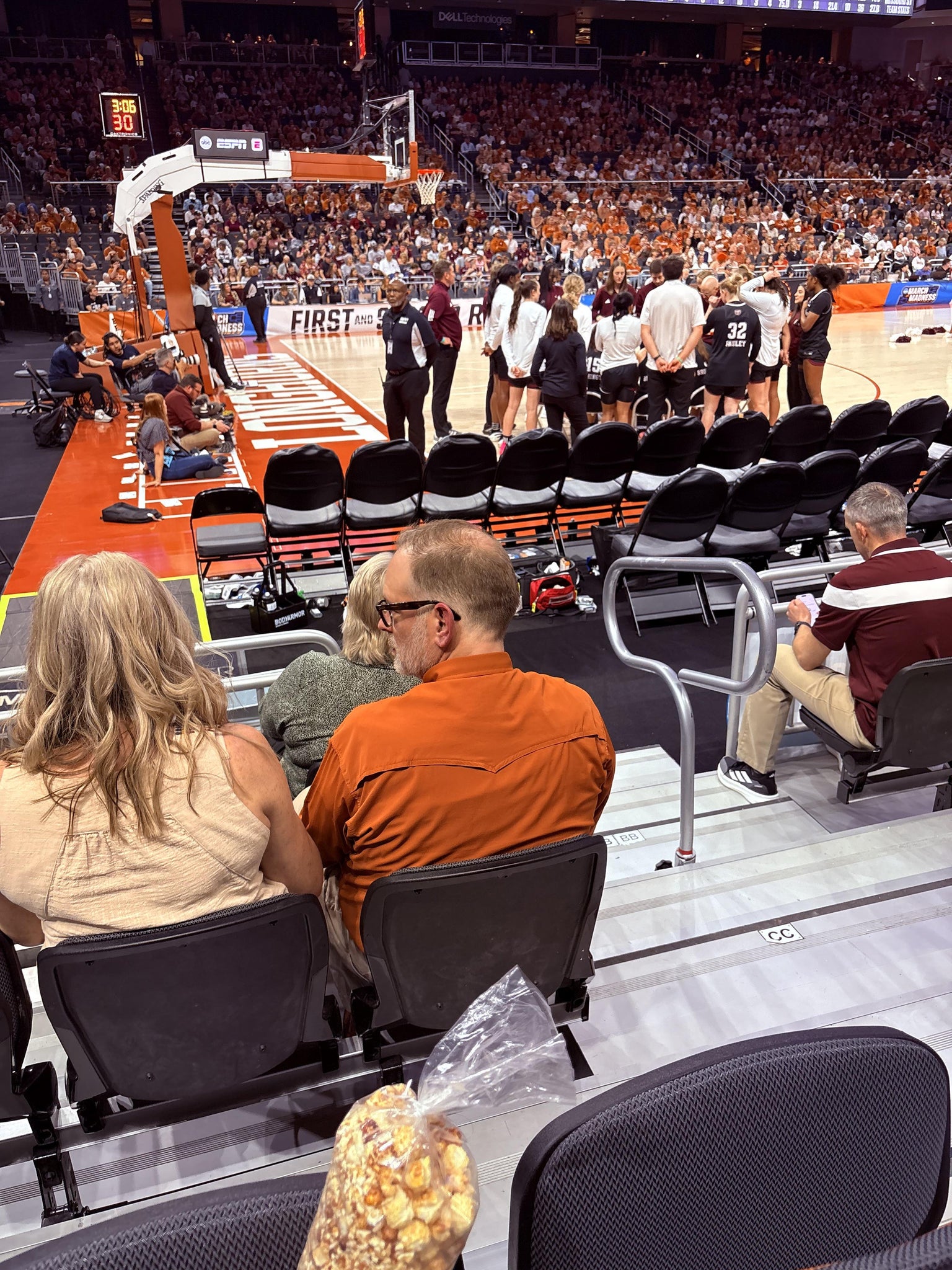 Real Fan View taken from Section 121 at Moody Center ATX by Erica R