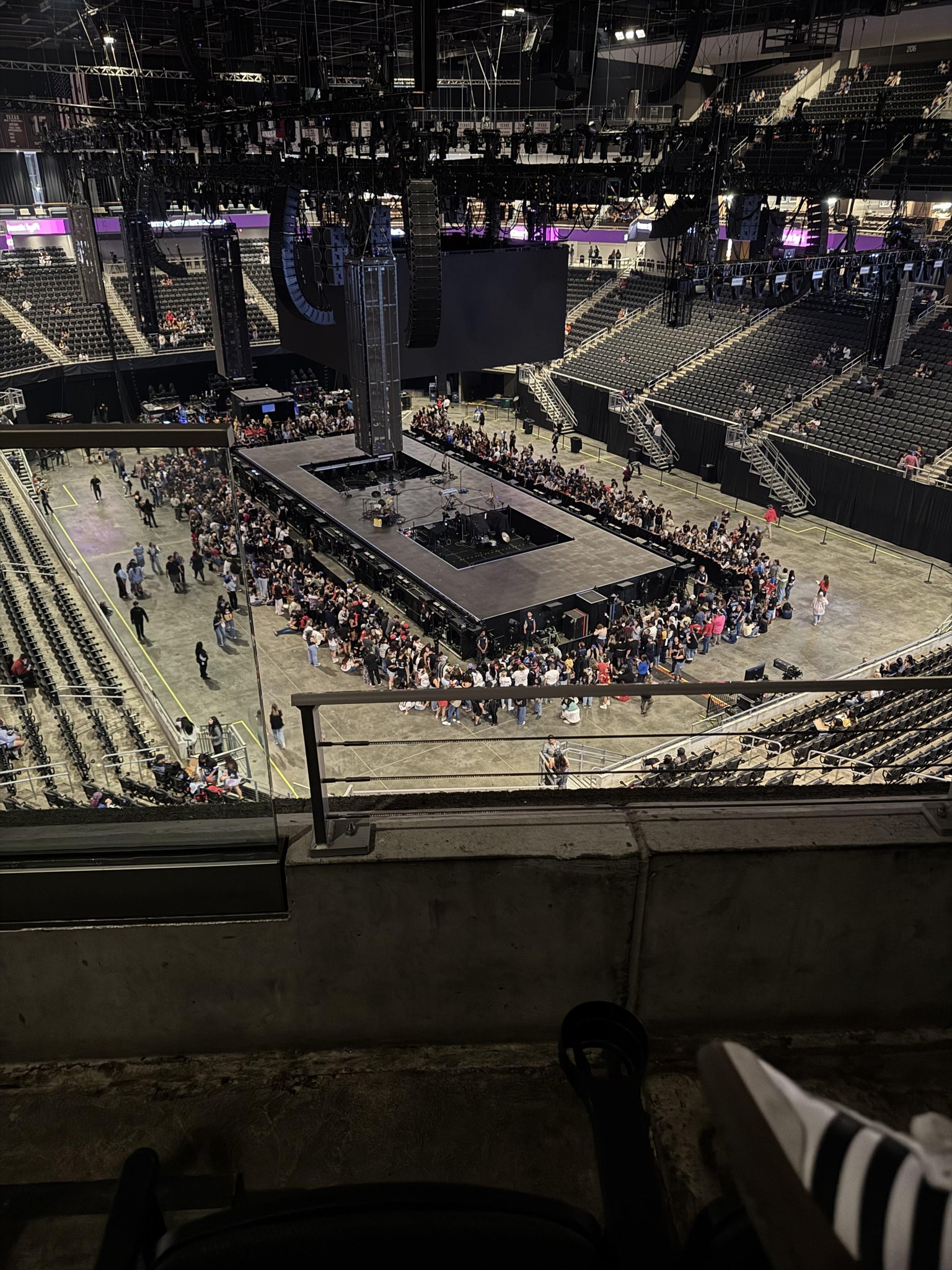 Real Fan View taken from Section 214 at Moody Center ATX by Lysa M