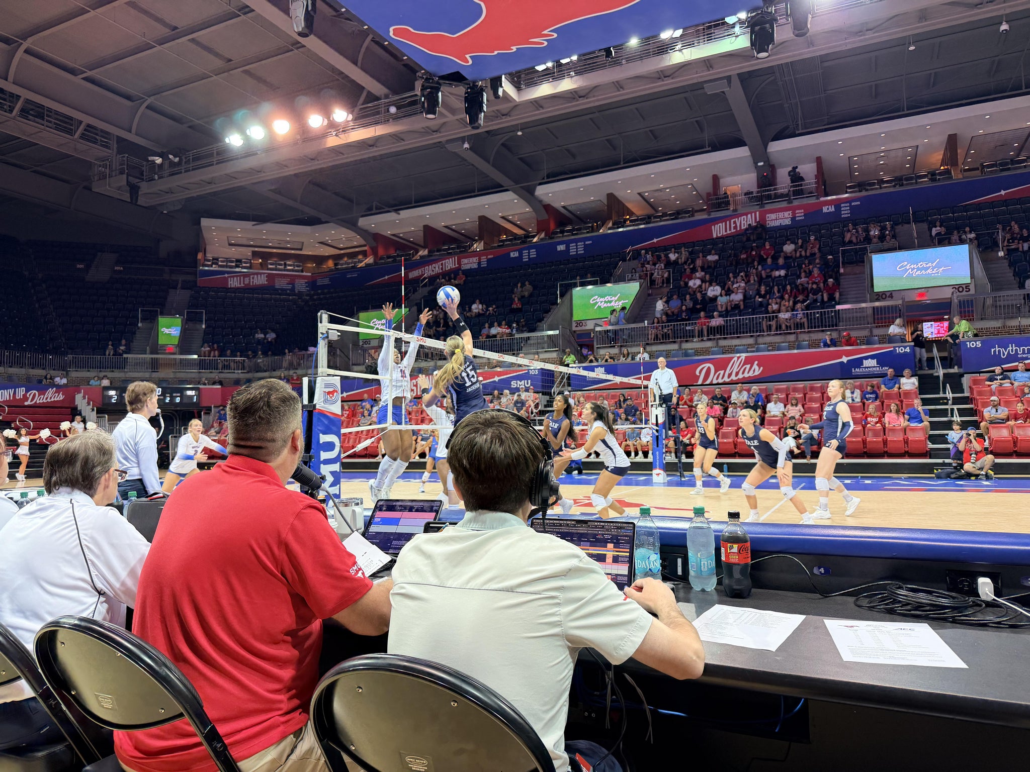 Real Fan View taken from Section 112 at Moody Coliseum by Kayla D