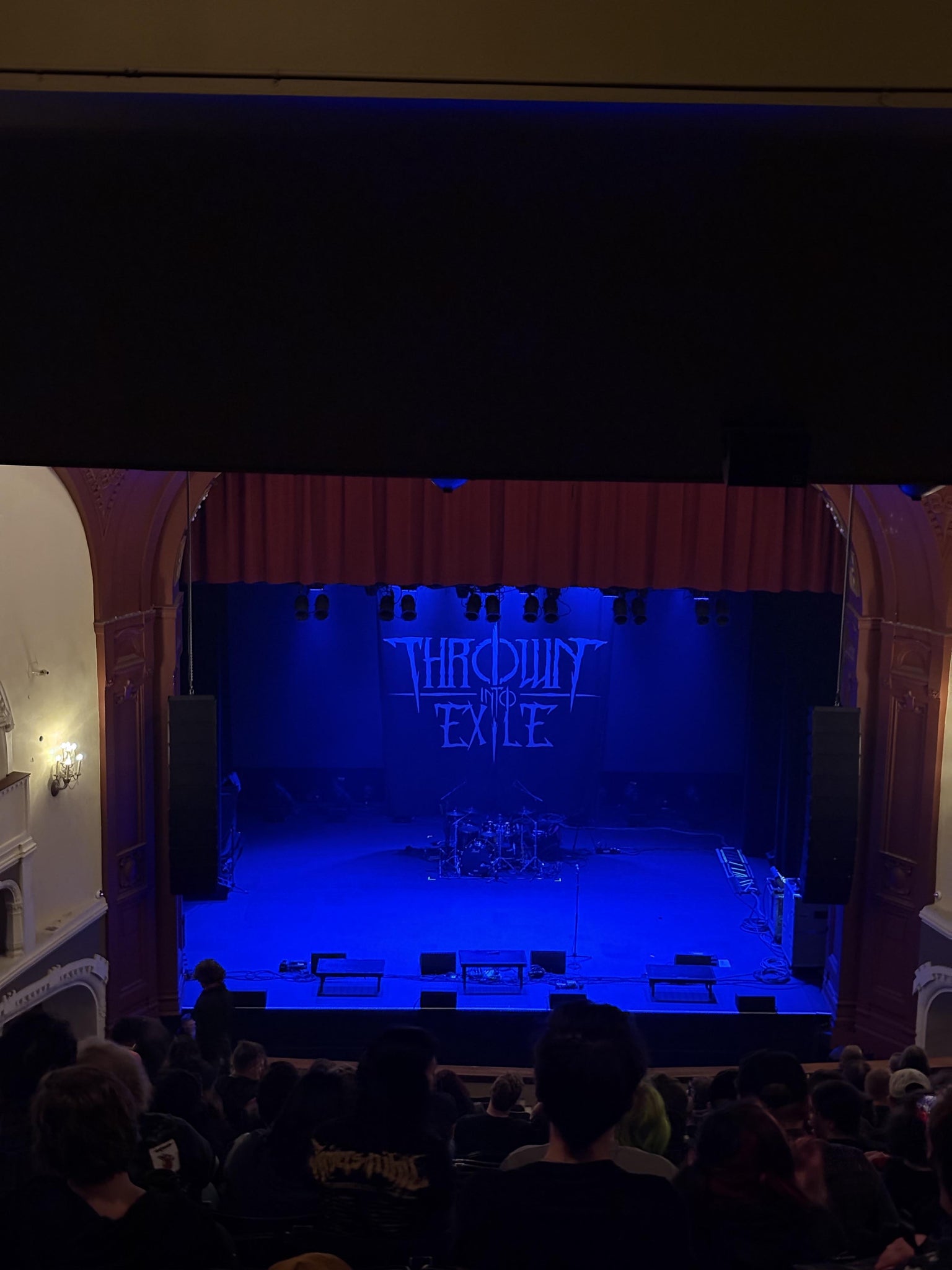 Real Fan View taken from Balcony Center at Moore Theatre - Seattle by Brian S