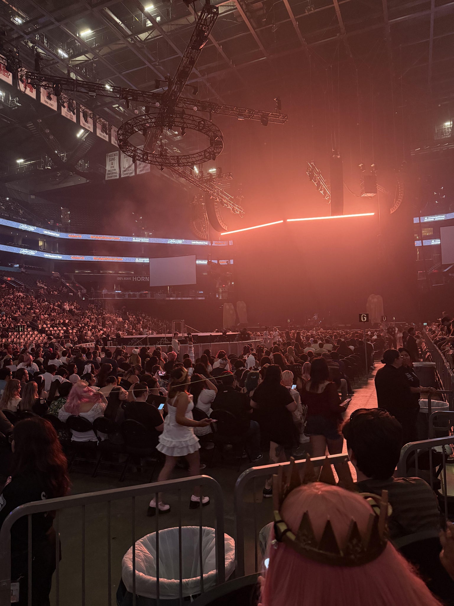 Real Fan View taken from Section 105 at Mortgage Matchup Center by Paige R