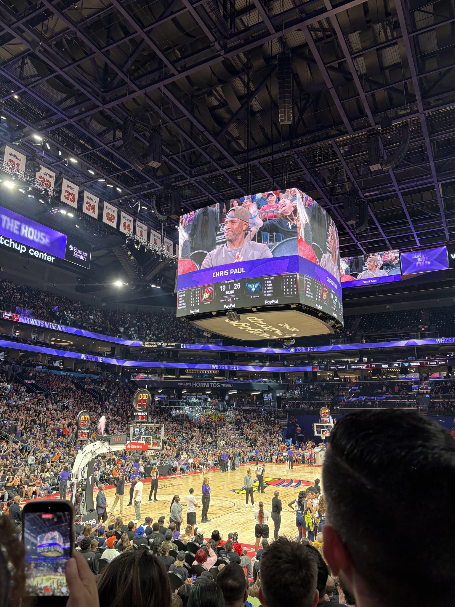 Real Fan View taken from Section 106 at Mortgage Matchup Center by Natalie G