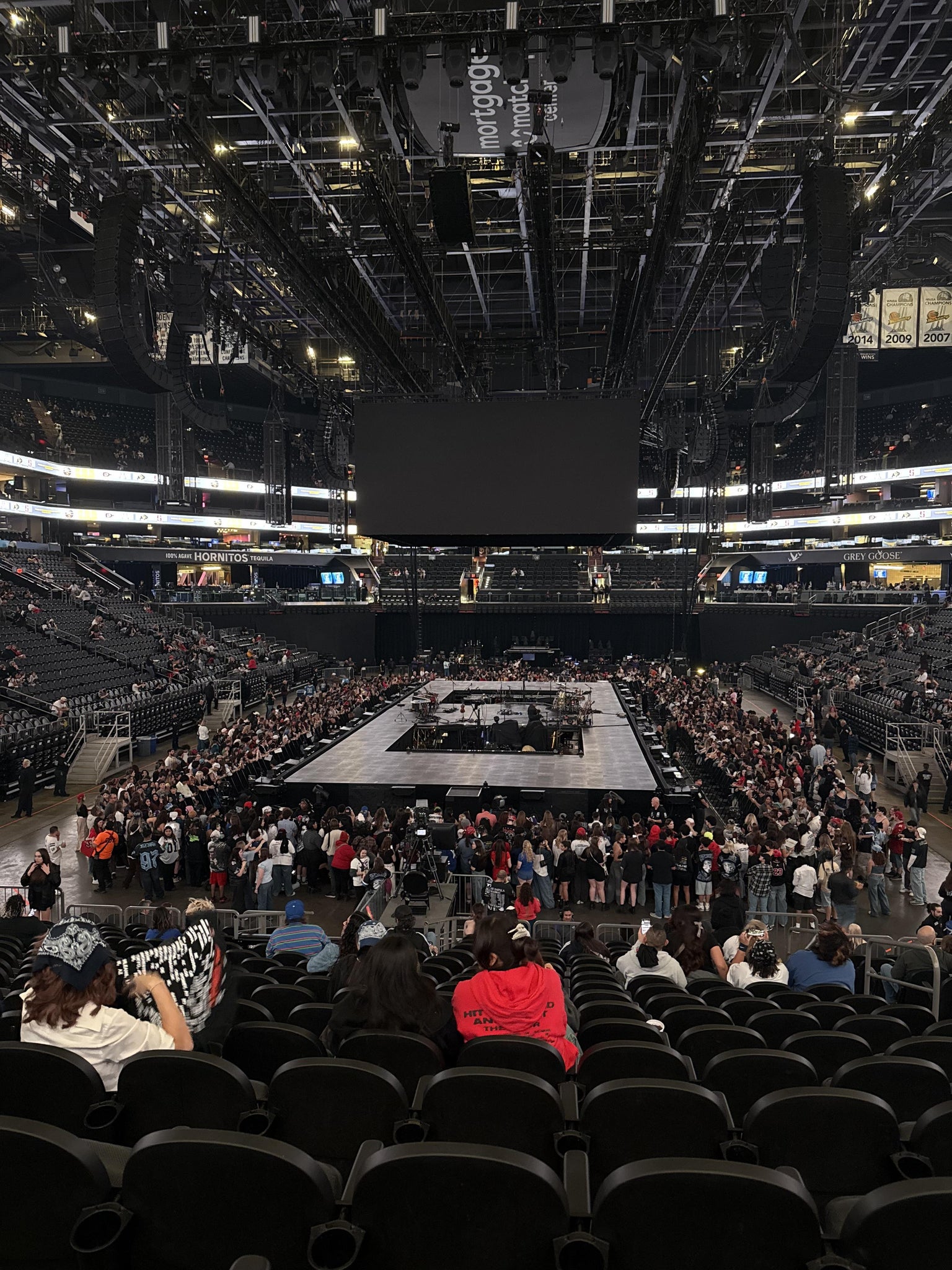 Real Fan View taken from Section 108 at Mortgage Matchup Center by Karen S