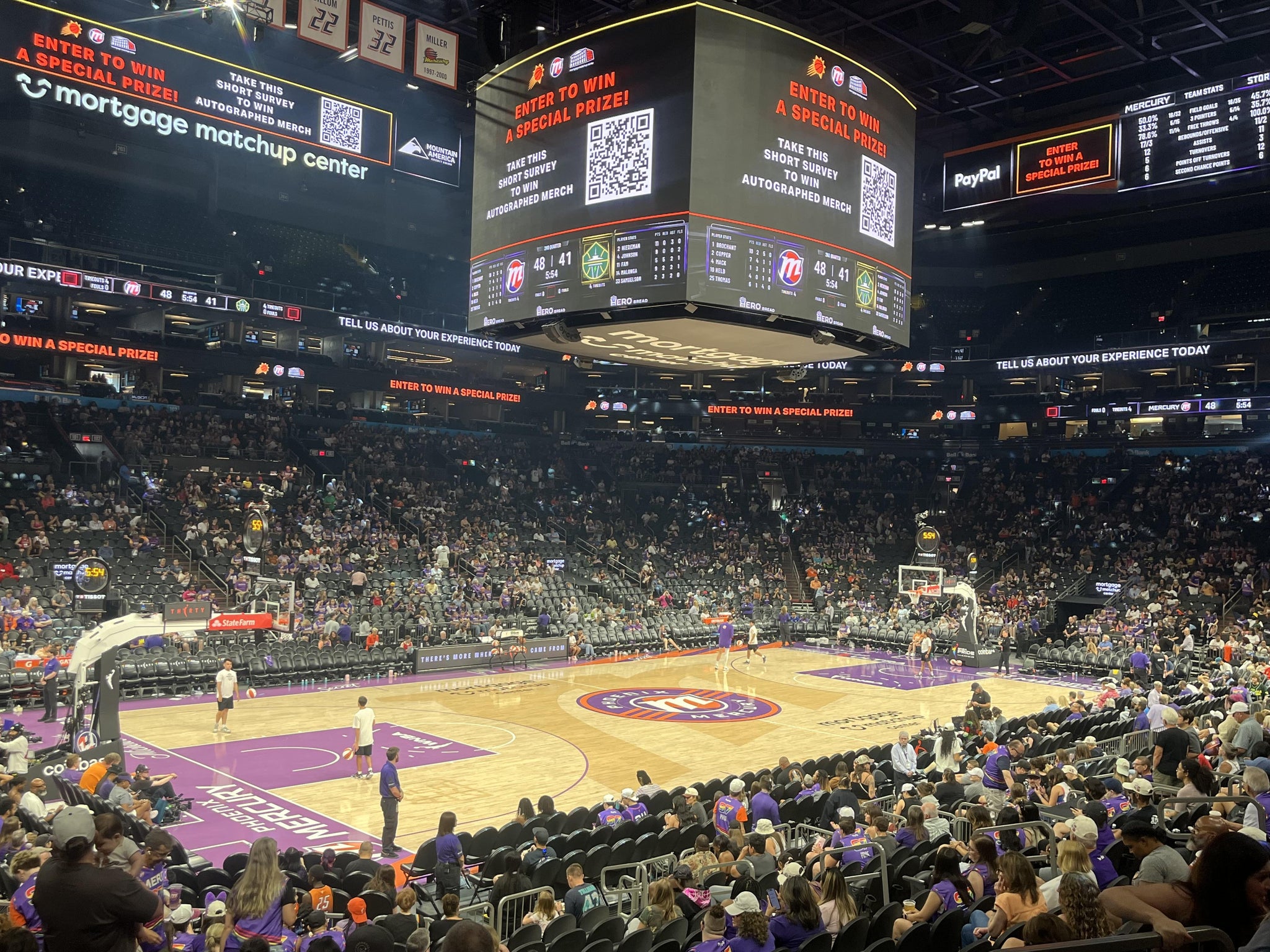 Real Fan View taken from Section 117 at Mortgage Matchup Center by Anthony P