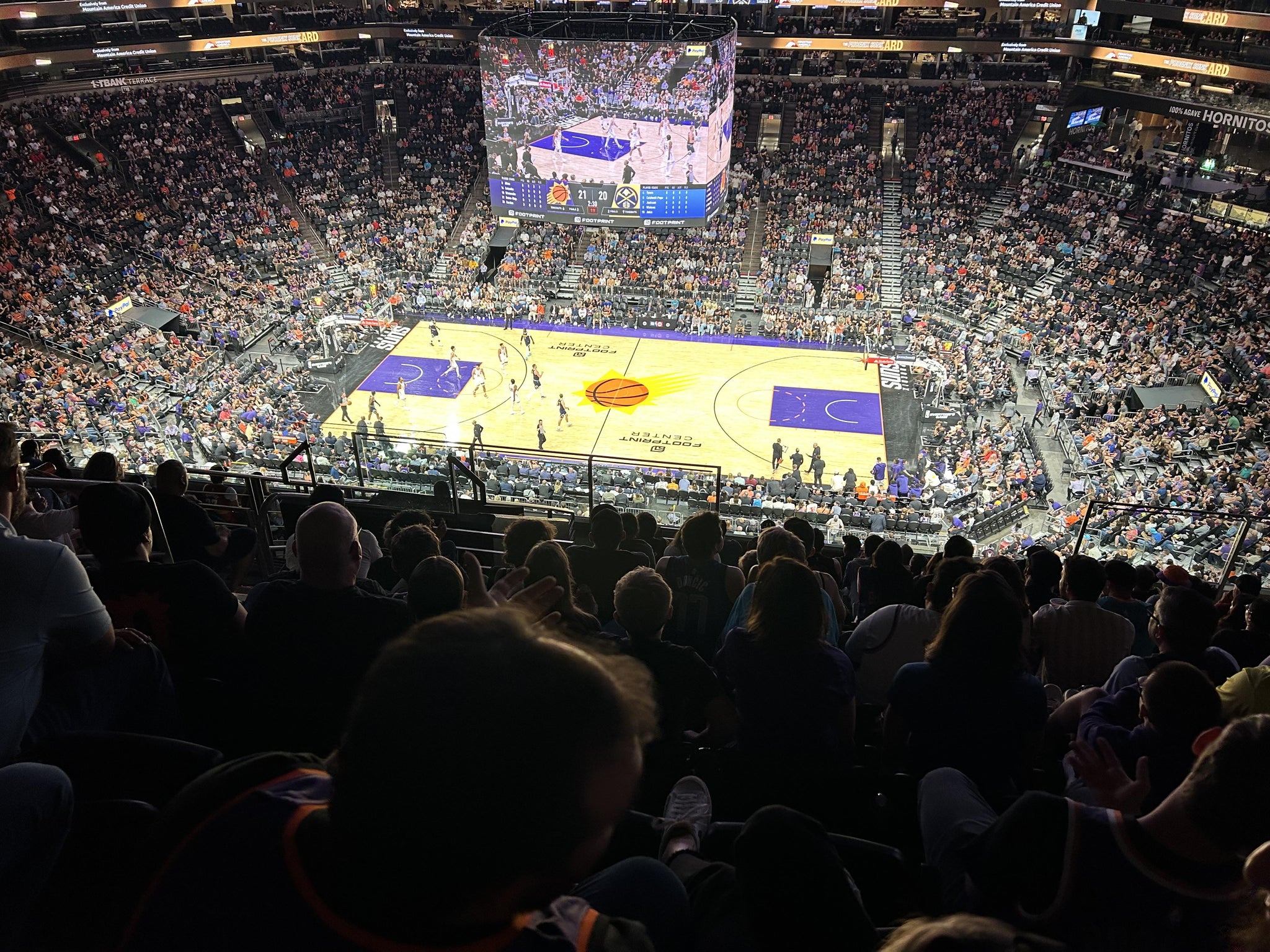Real Fan View taken from Section 202 at Mortgage Matchup Center by Mikayla R