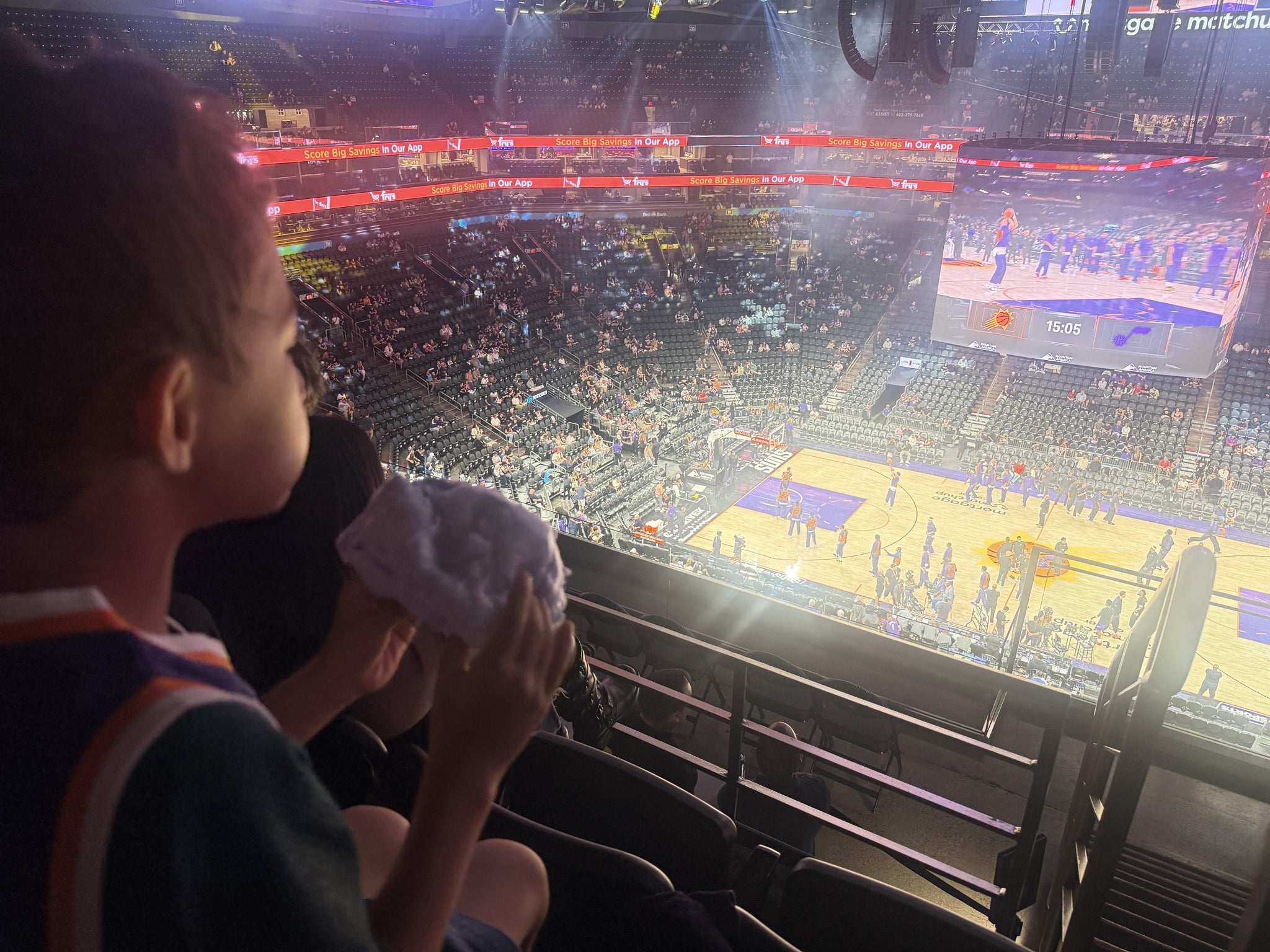 Real Fan View taken from Section 203 at Mortgage Matchup Center by Noi K