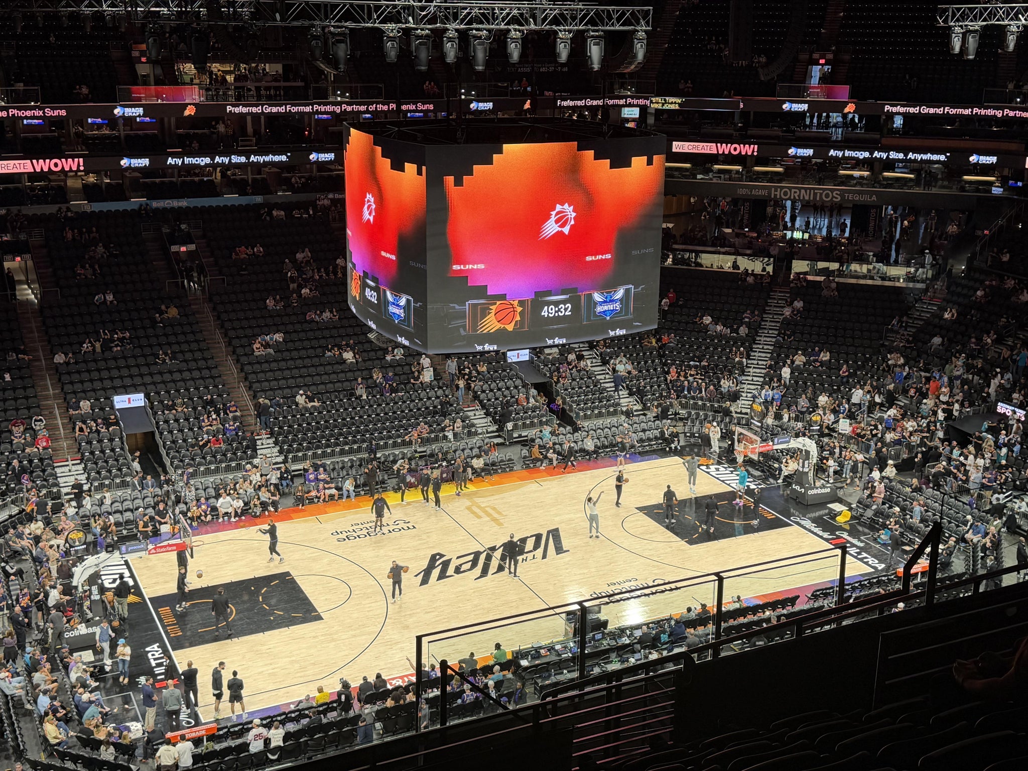 Real Fan View taken from Section 205 at Mortgage Matchup Center by Eric C