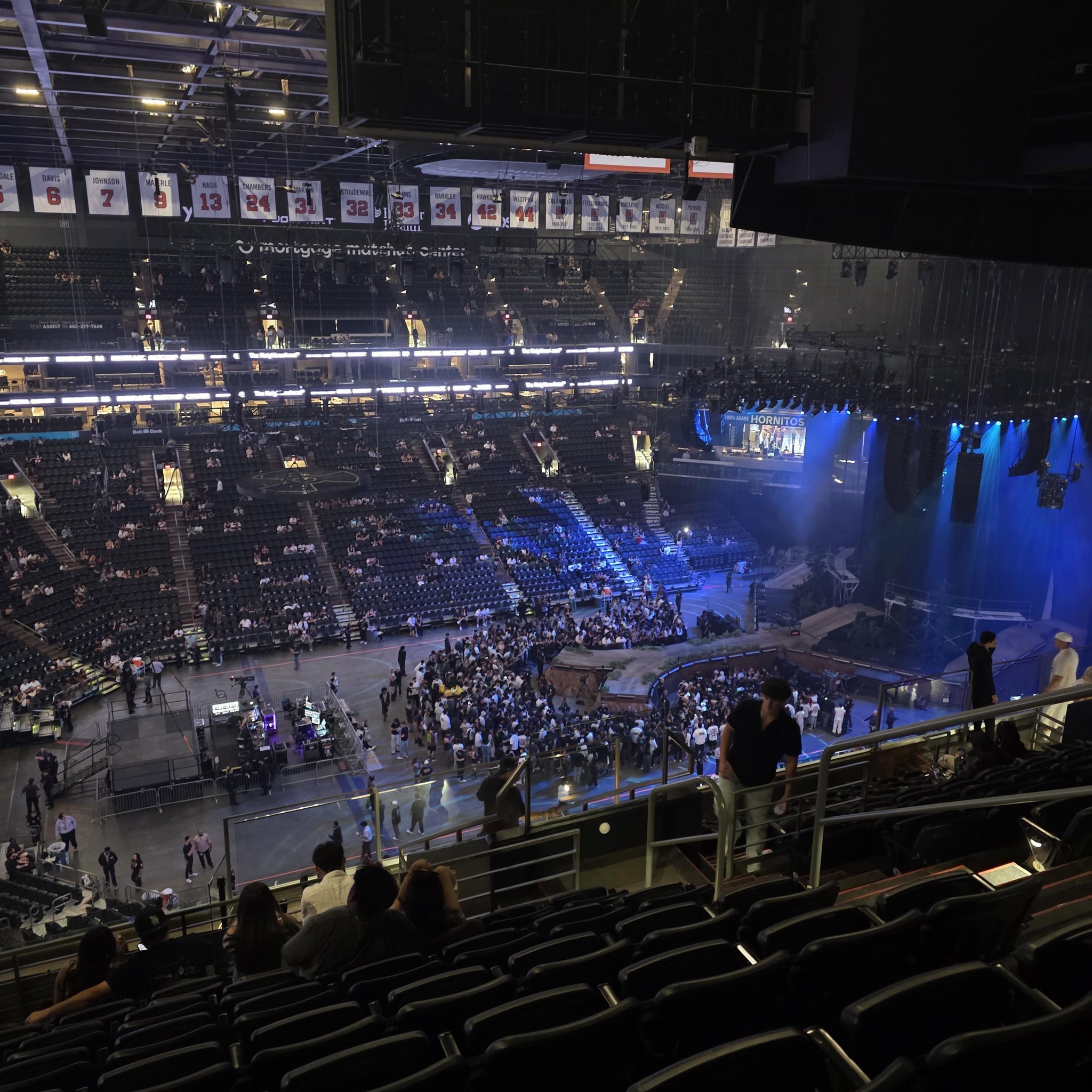 Real Fan View taken from Section 205 at Mortgage Matchup Center by Mannie L