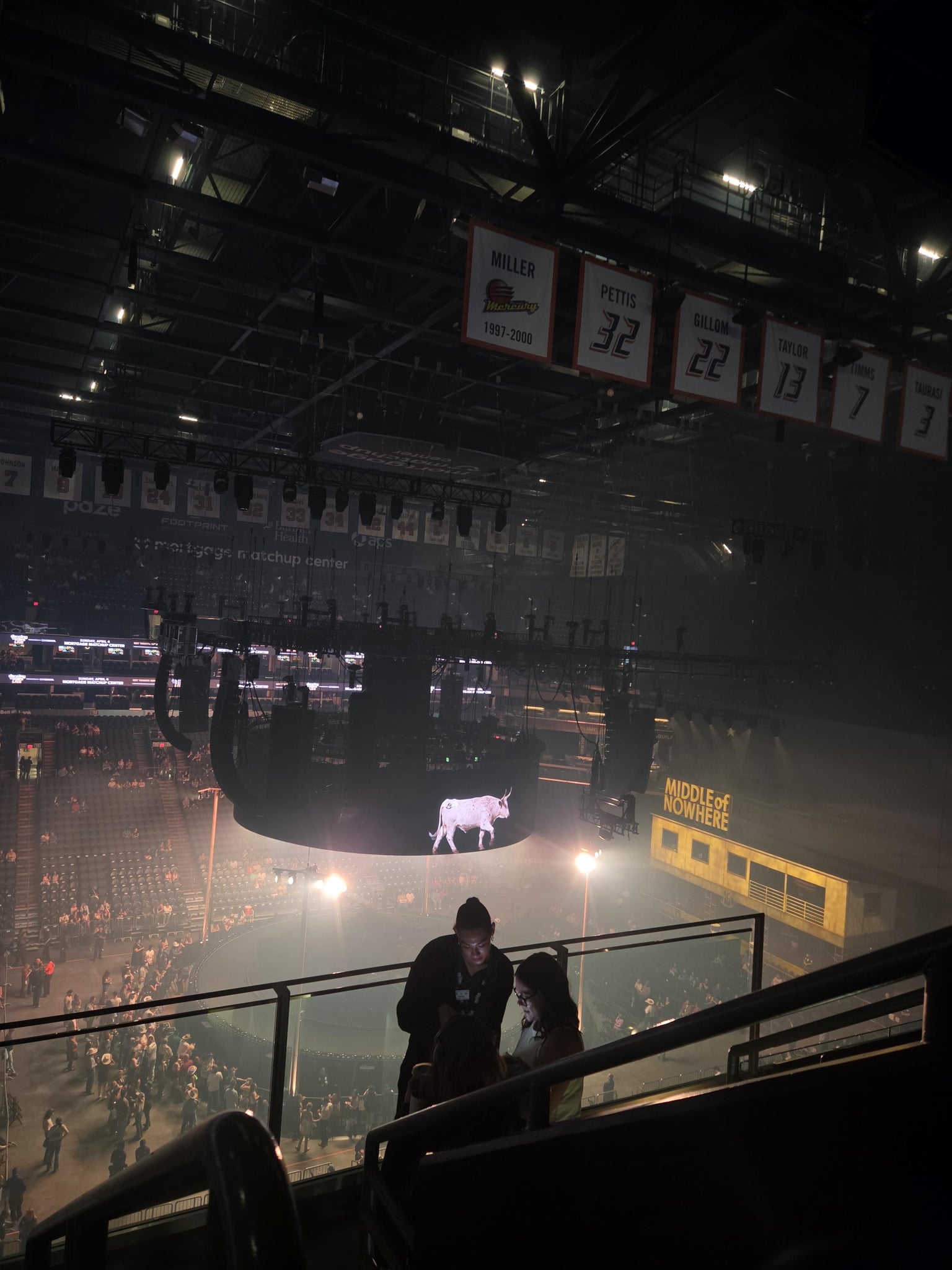Real Fan View taken from Section 205 at Mortgage Matchup Center by Keenan S