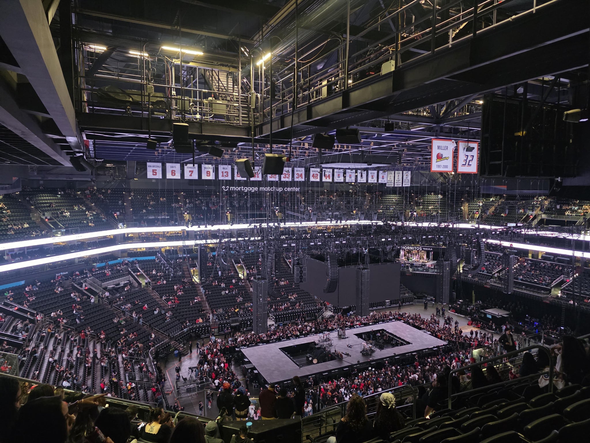 Real Fan View taken from Section 206 at Mortgage Matchup Center by Nancy G