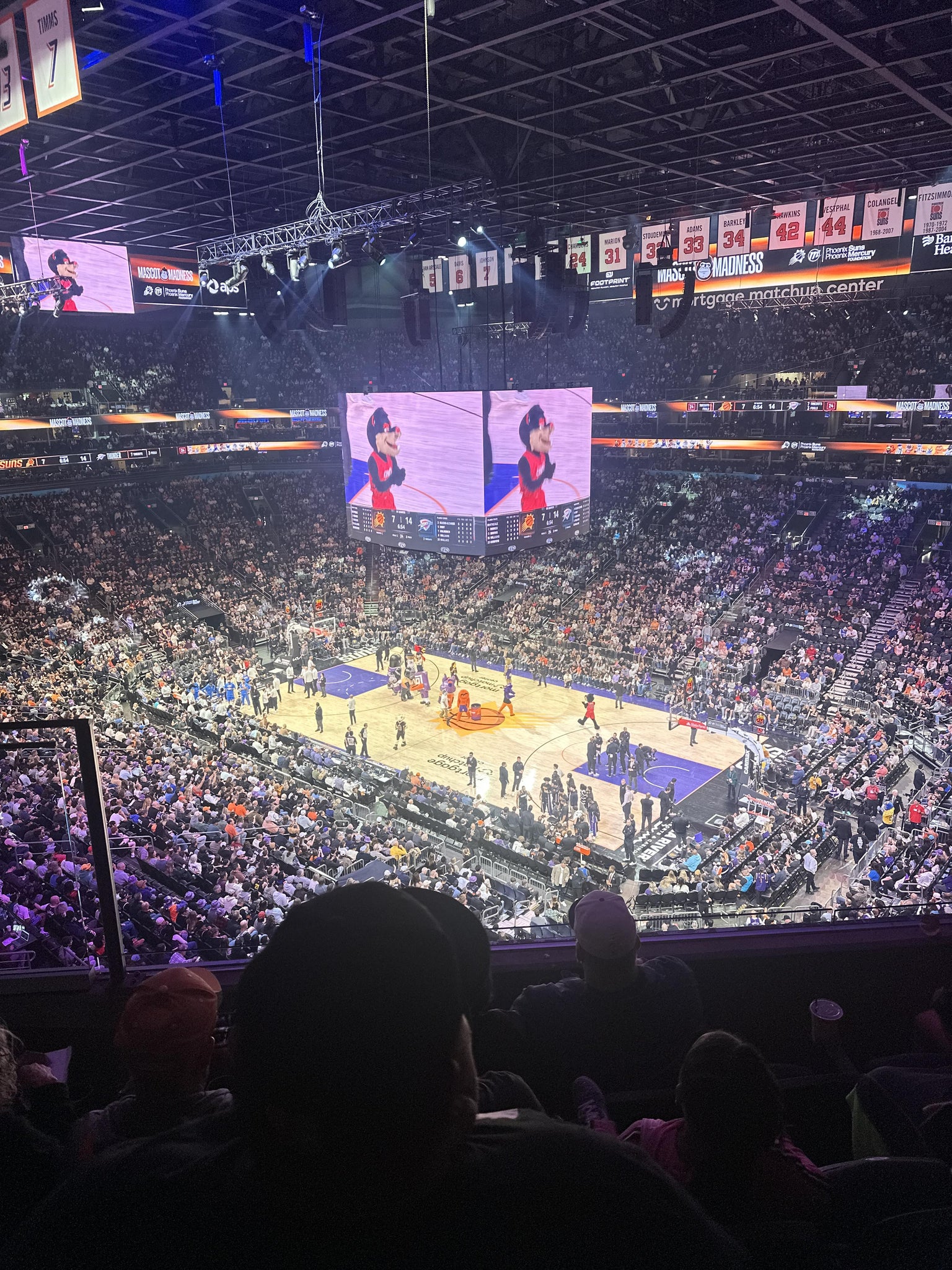 Real Fan View taken from Section 231 at Mortgage Matchup Center by Michael S