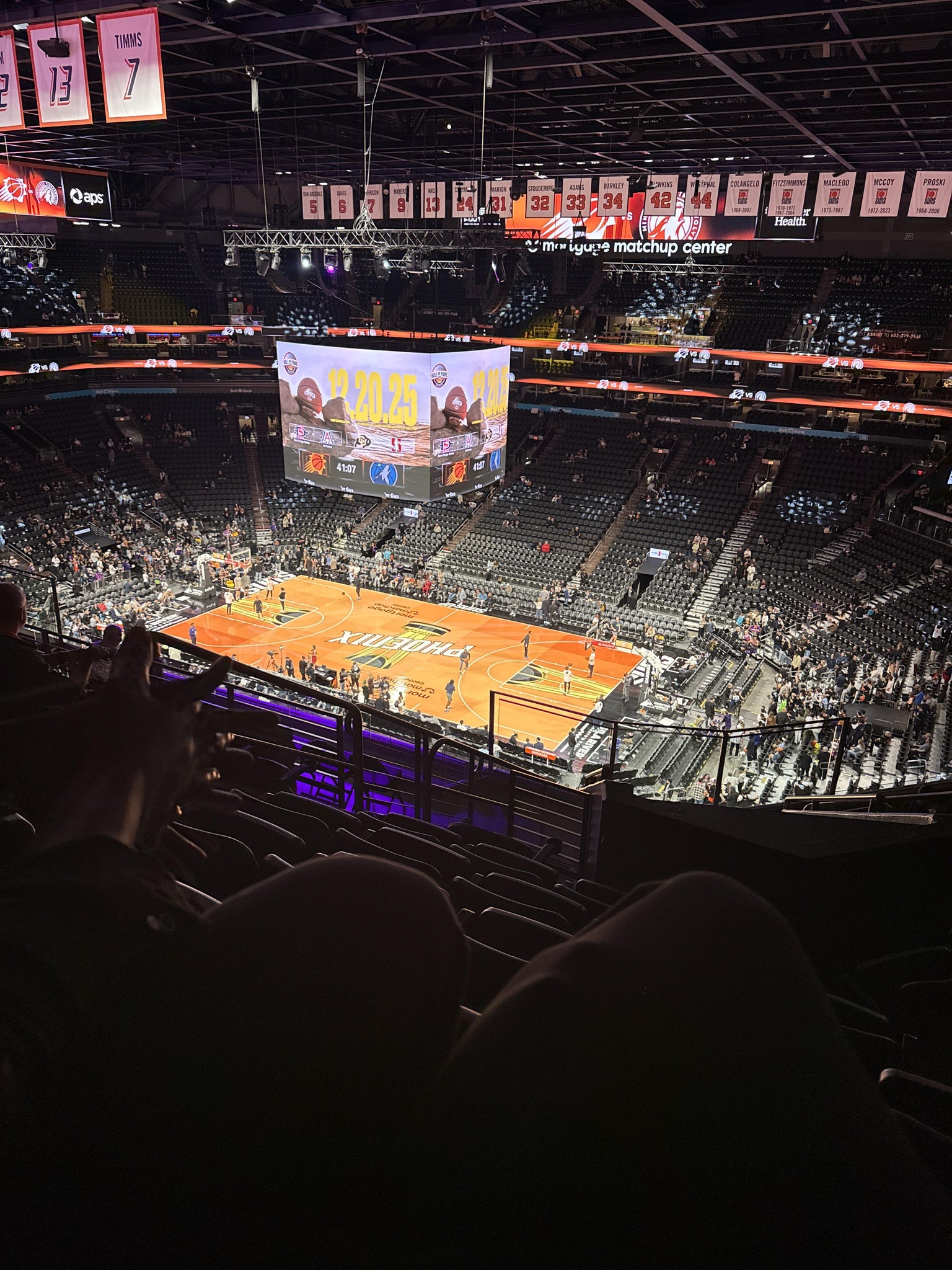 Real Fan View taken from Section 232 at Mortgage Matchup Center by Leifh K