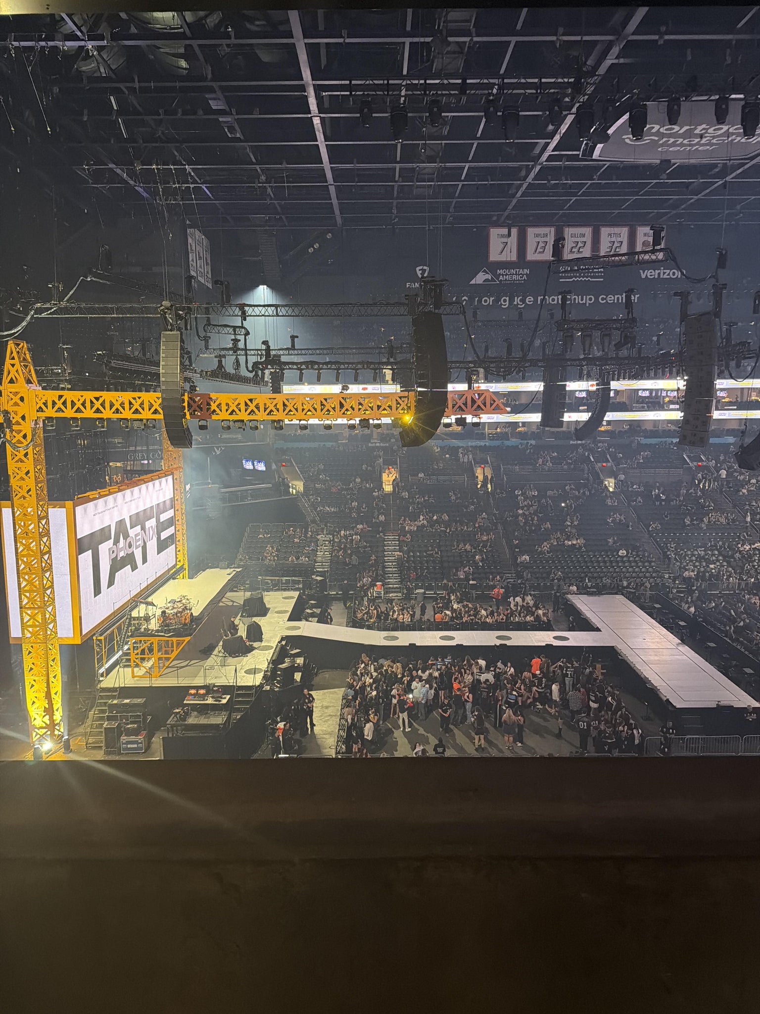 Real Fan View taken from Suite B 44 at Mortgage Matchup Center by Briella C