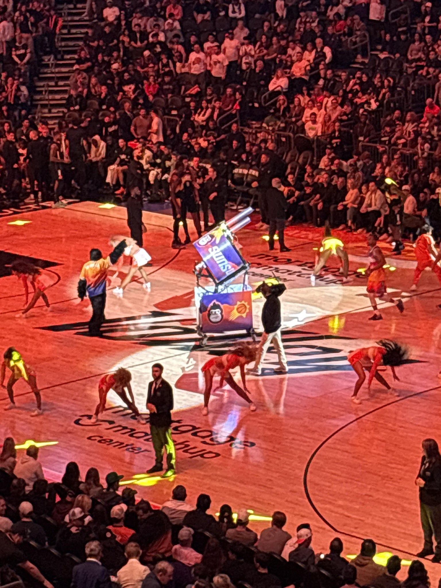 Real Fan View taken from Theater Boxes at Mortgage Matchup Center by Mark F