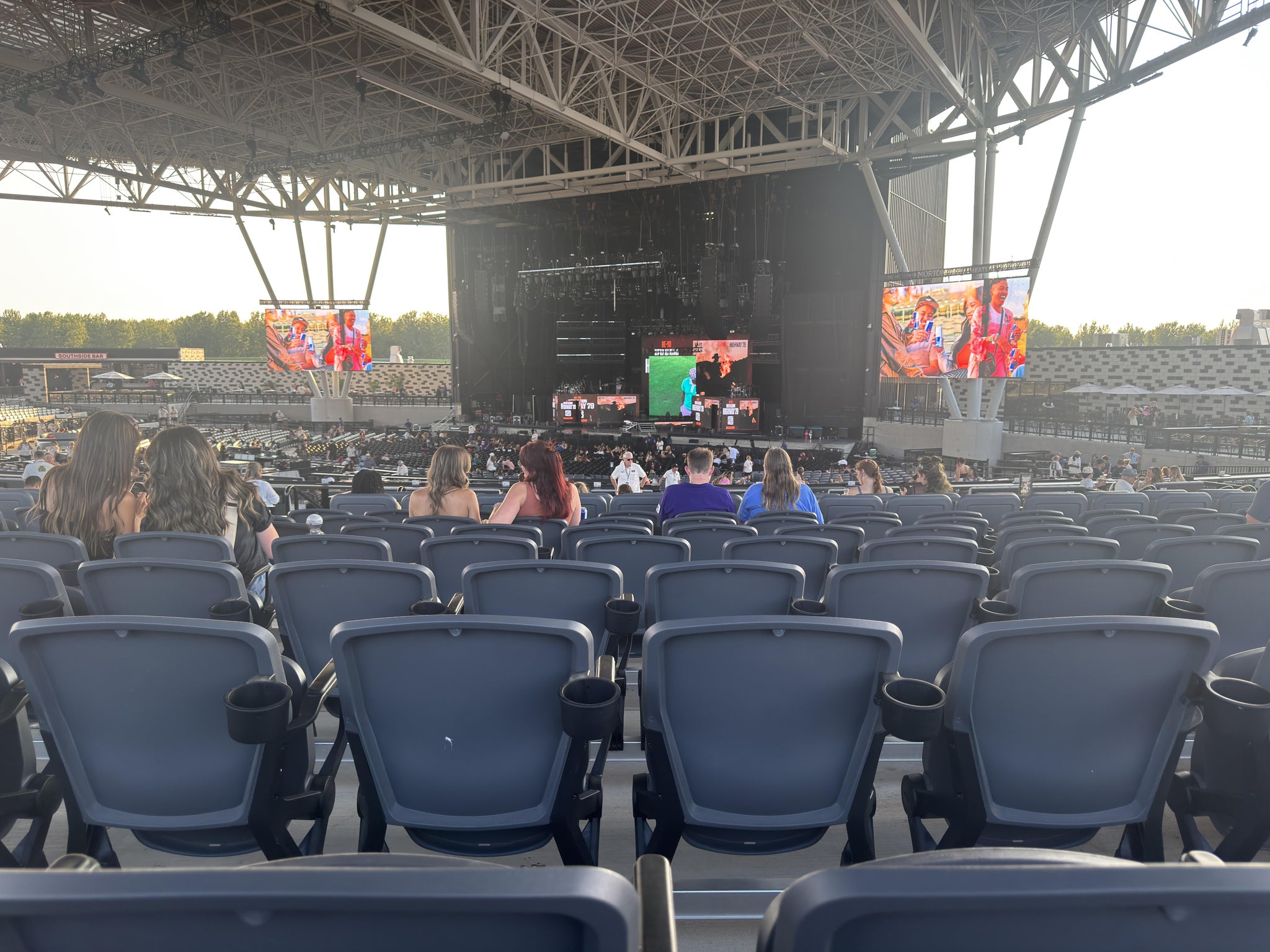 Real Fan View taken from Section 303 at Morton Amphitheater by Michael G