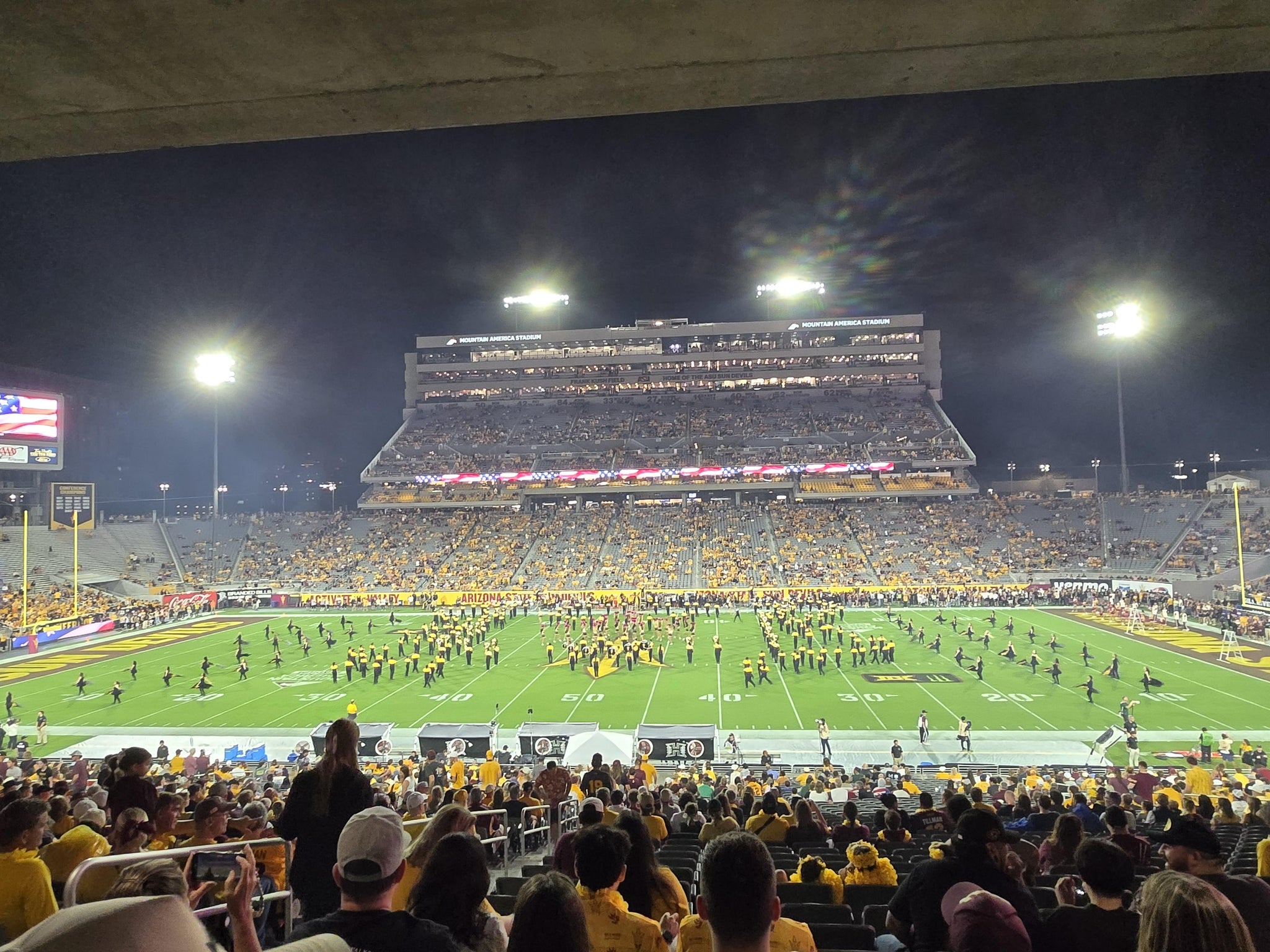 Real Fan View taken from Section 28 at Mountain America Stadium by Susan O