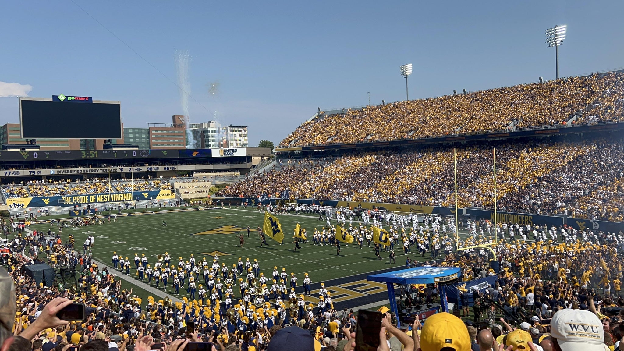 Real Fan View taken from Section 131 at Mountaineer Field at Milan Puskar Stadium by Kyleigh R