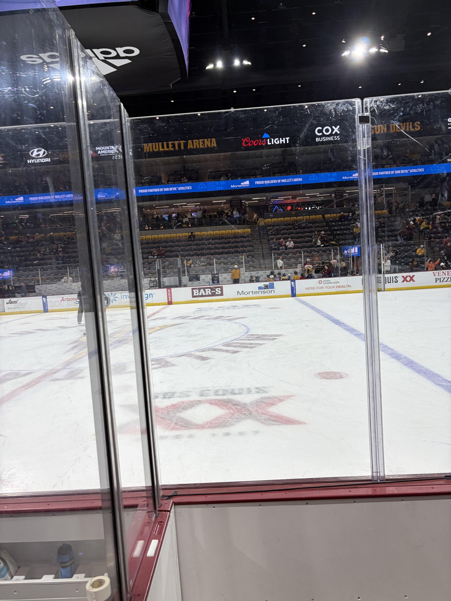 Real Fan View taken from Section 111 at Mullett Arena by Anthony M