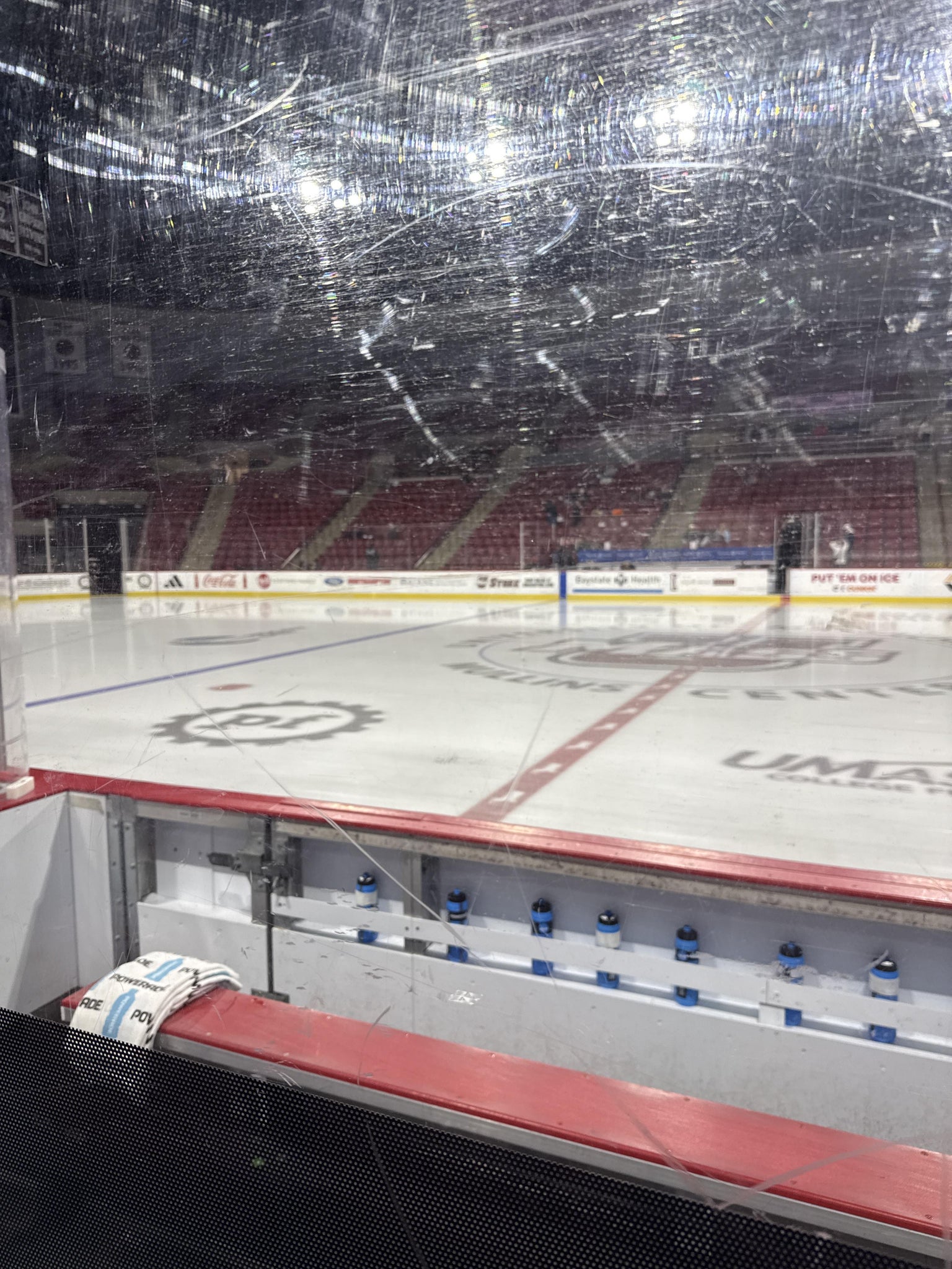 Real Fan View taken from Lower G at Mullins Center by Camilo D