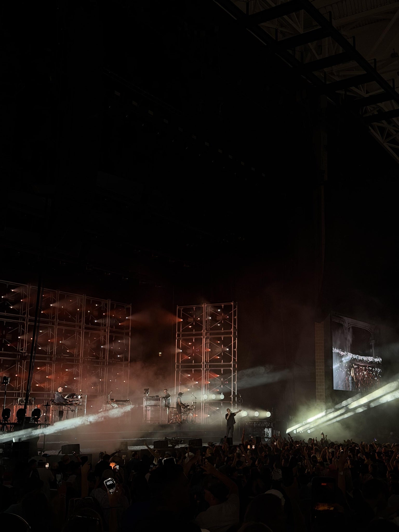 Real Fan View taken from Section 107 at Mystic Lake Amphitheater by Skyler D