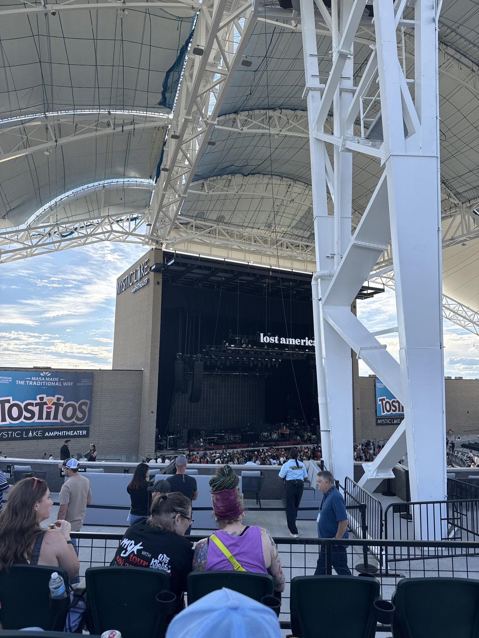 Real Fan View taken from Section 209 at Mystic Lake Amphitheater by Jacob T