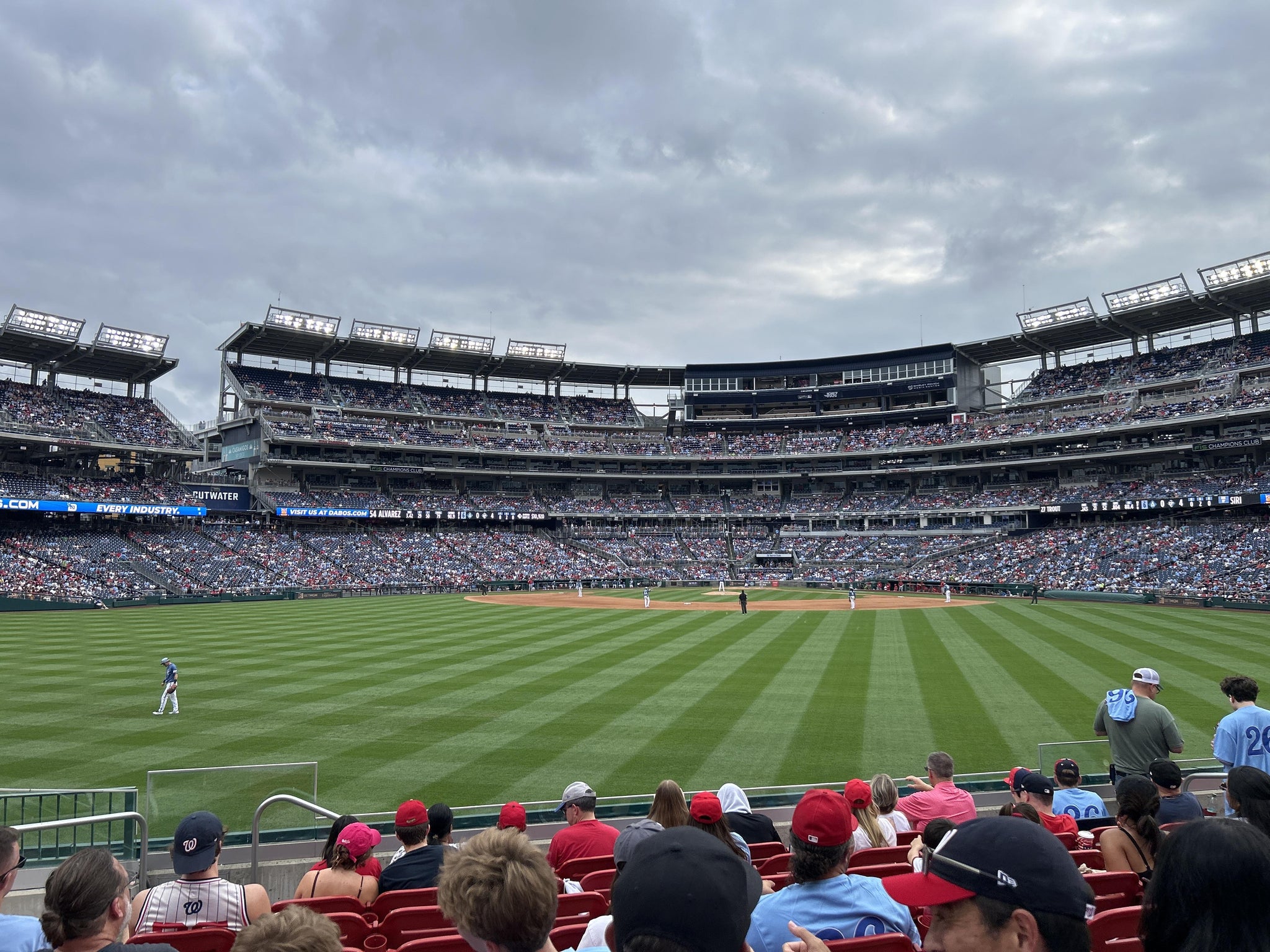 Real Fan View taken from Section 100 at Nationals Park by Minoru U