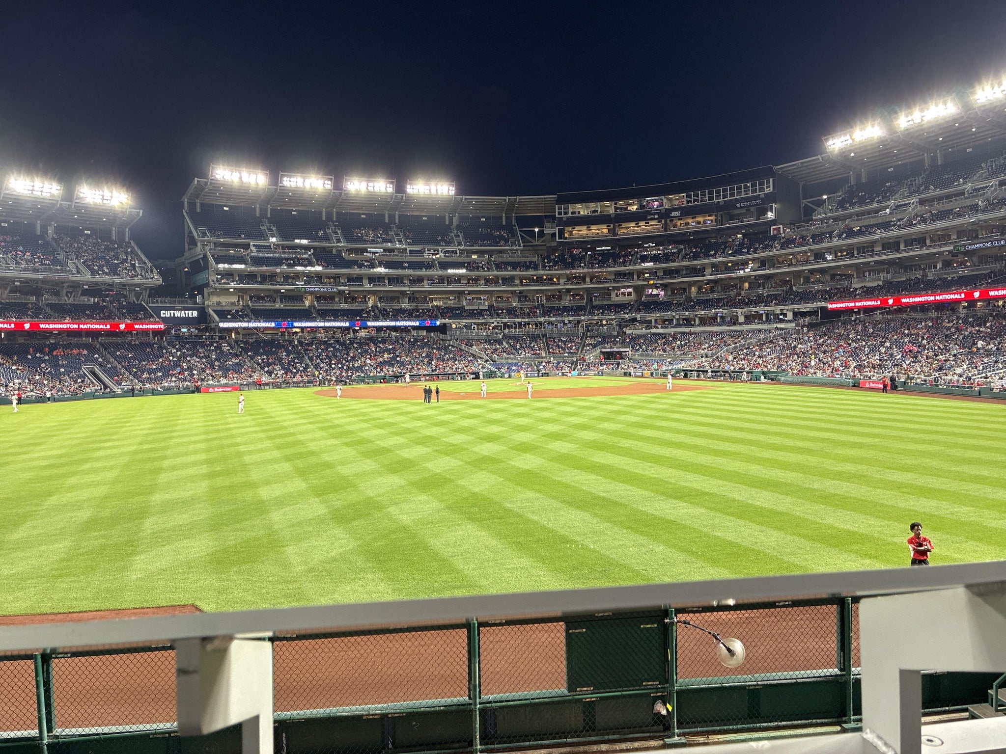 Real Fan View taken from Section 101 at Nationals Park by Mark D