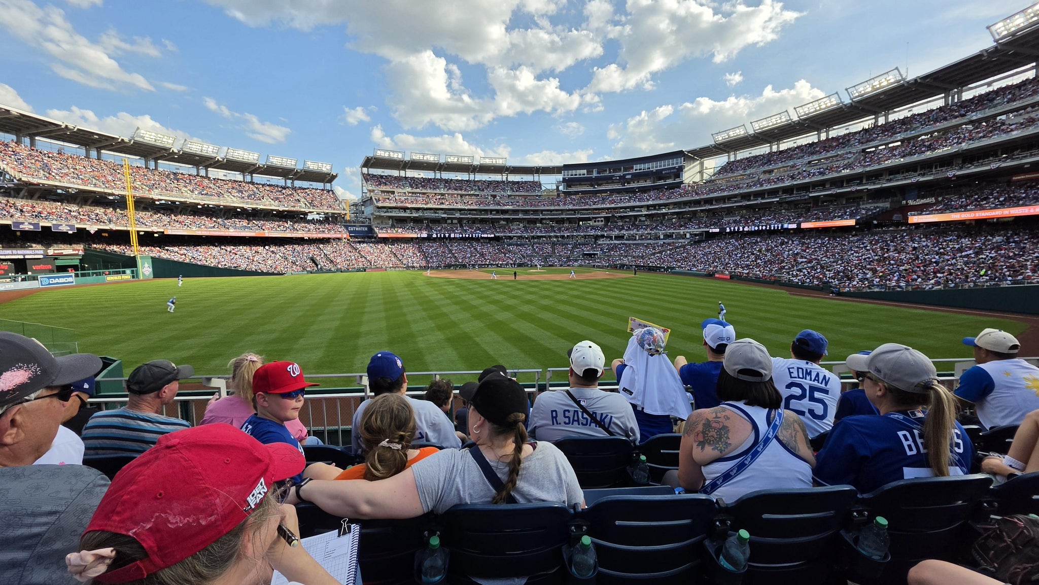 Real Fan View taken from Section 101 at Nationals Park by Arturo S