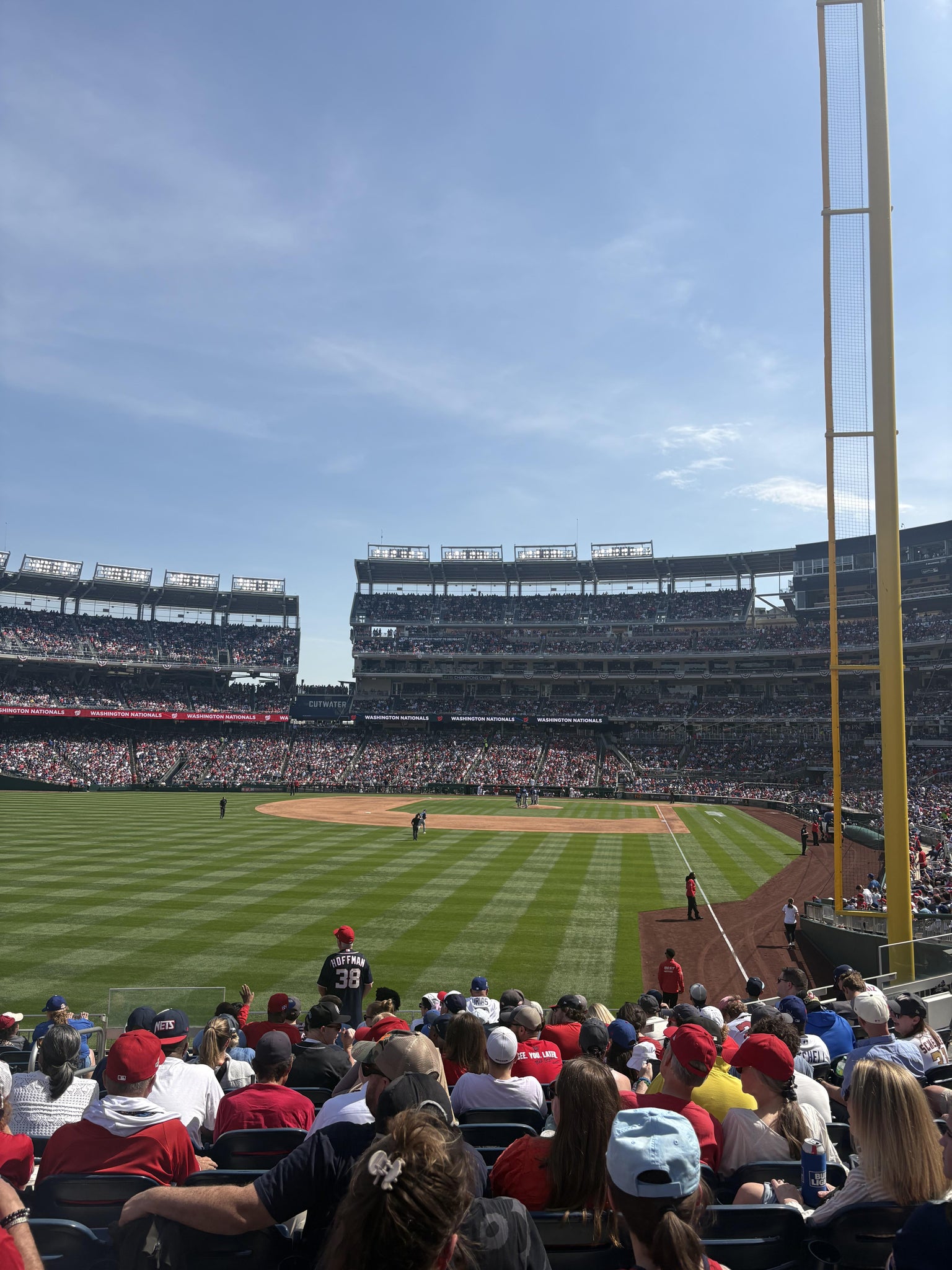 Real Fan View taken from Section 101 at Nationals Park by Ferna C