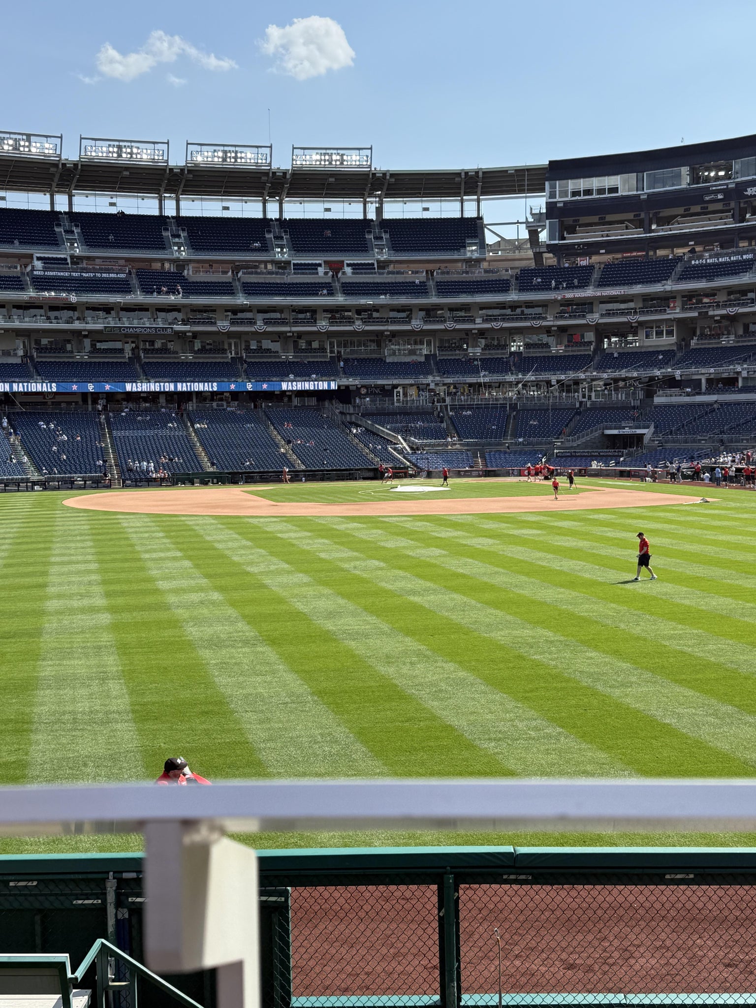 Real Fan View taken from Section 102 at Nationals Park by Connor L
